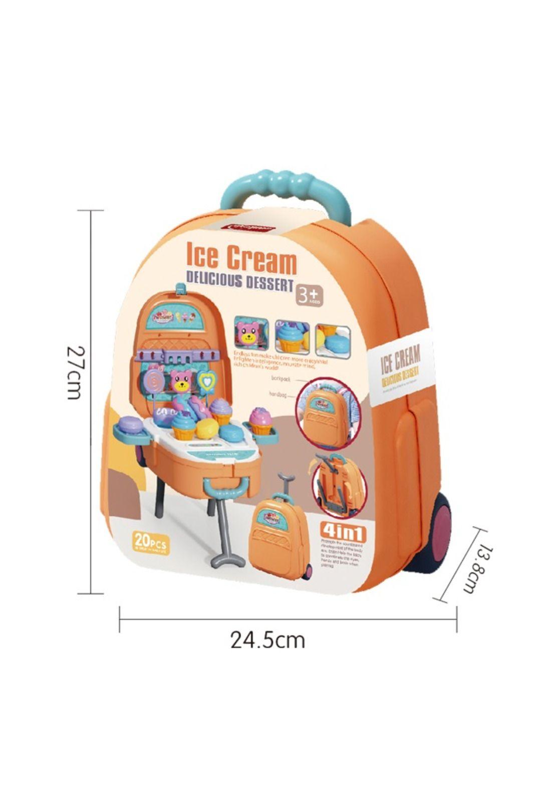 Maleta De Juegos 4 en 1 Tienda Dulce y Helados Con Accesorios-3