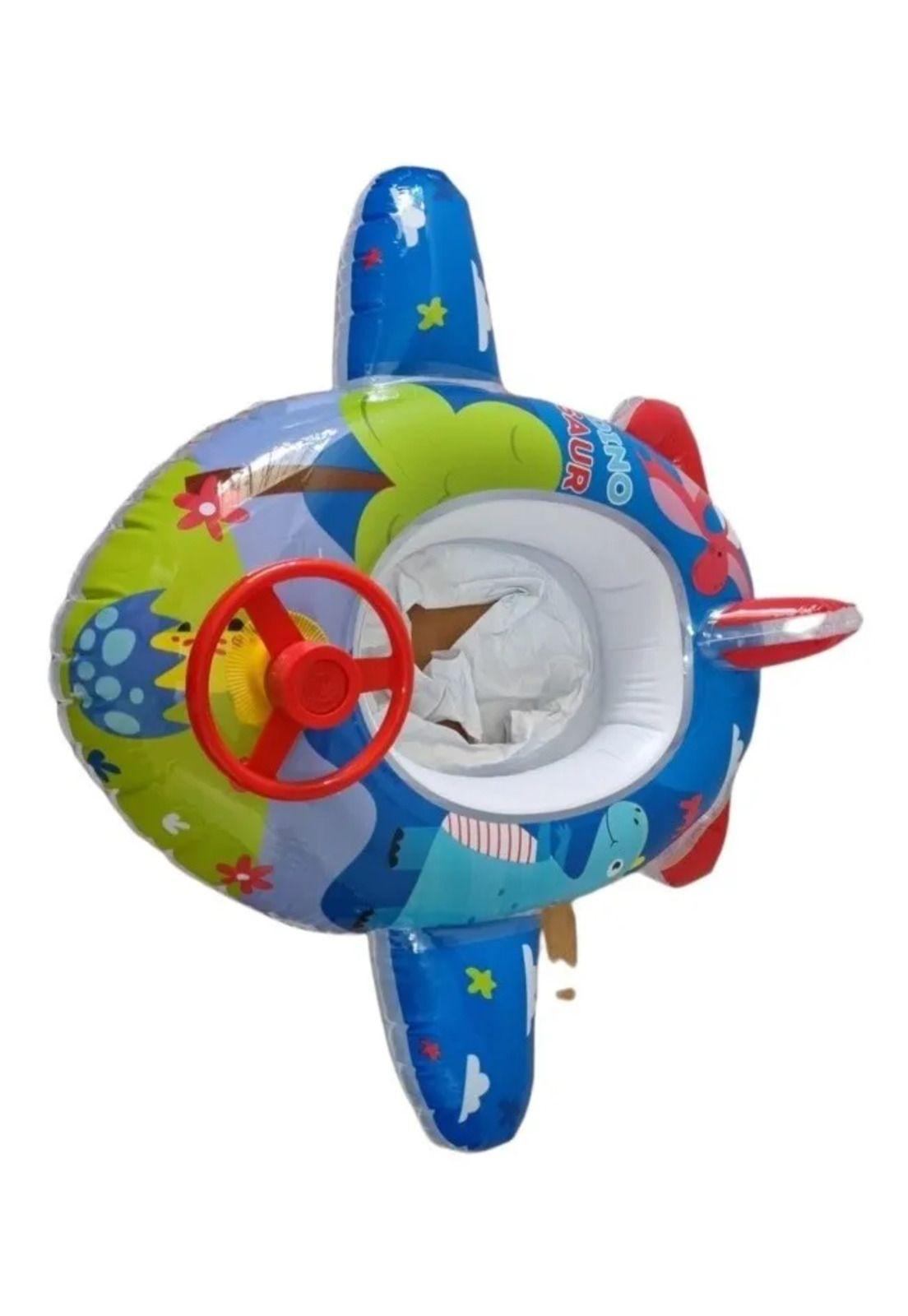 Flotador Para Bebe Piscina Avion Inflable-2