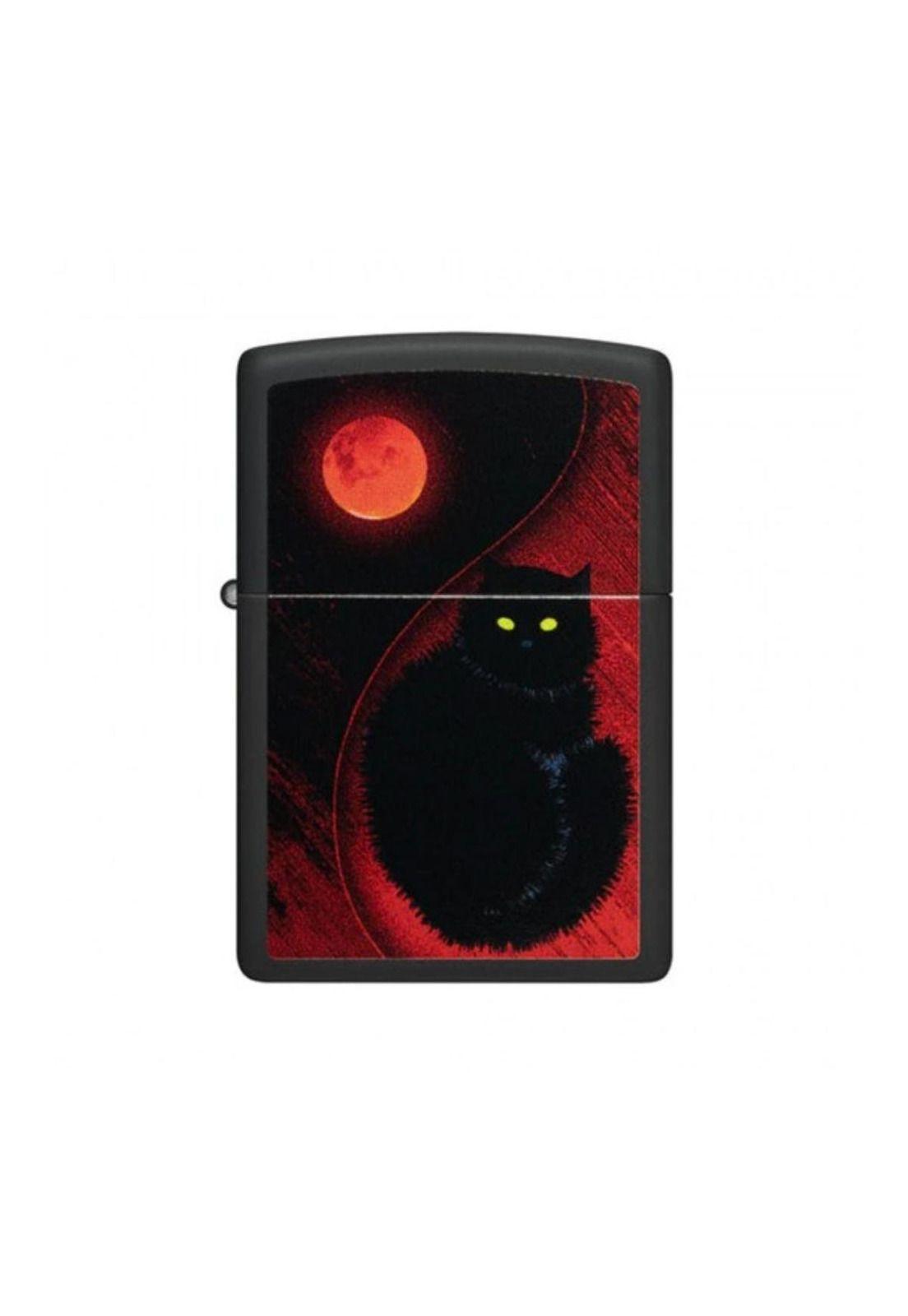Encendedor Zippo Black Cat Design Negro ZP48453-0