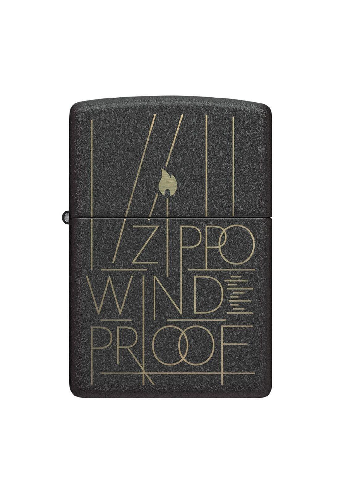 Encendedor Zippo Windproof Line Art Negro ZP46172-0