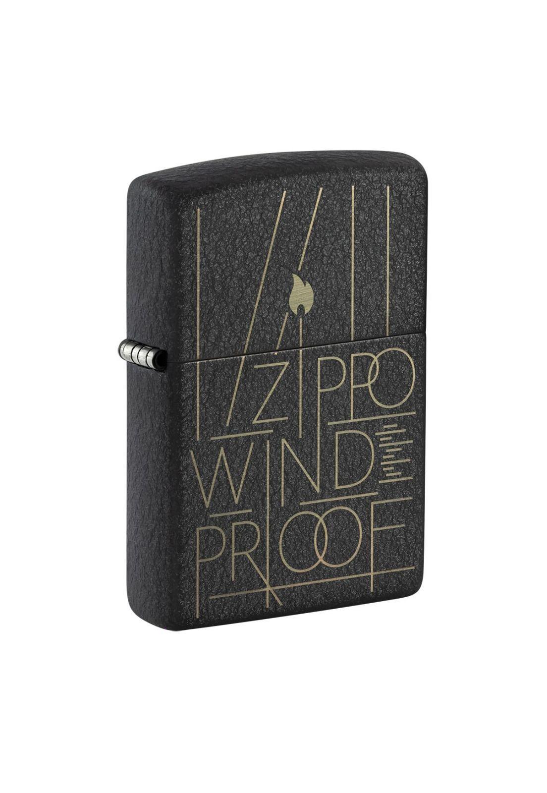 Encendedor Zippo Windproof Line Art Negro ZP46172-2