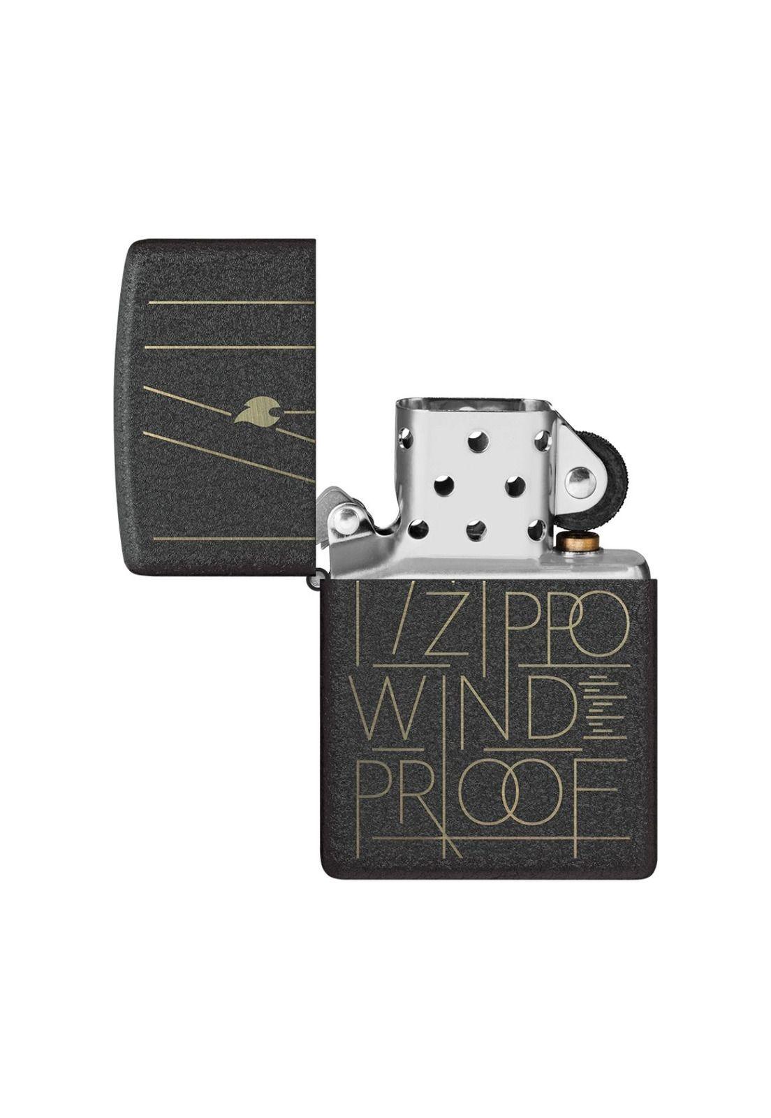 Encendedor Zippo Windproof Line Art Negro ZP46172-3