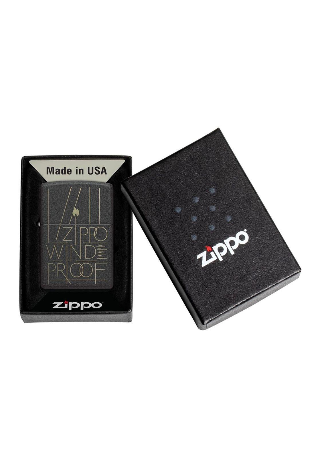 Encendedor Zippo Windproof Line Art Negro ZP46172-5