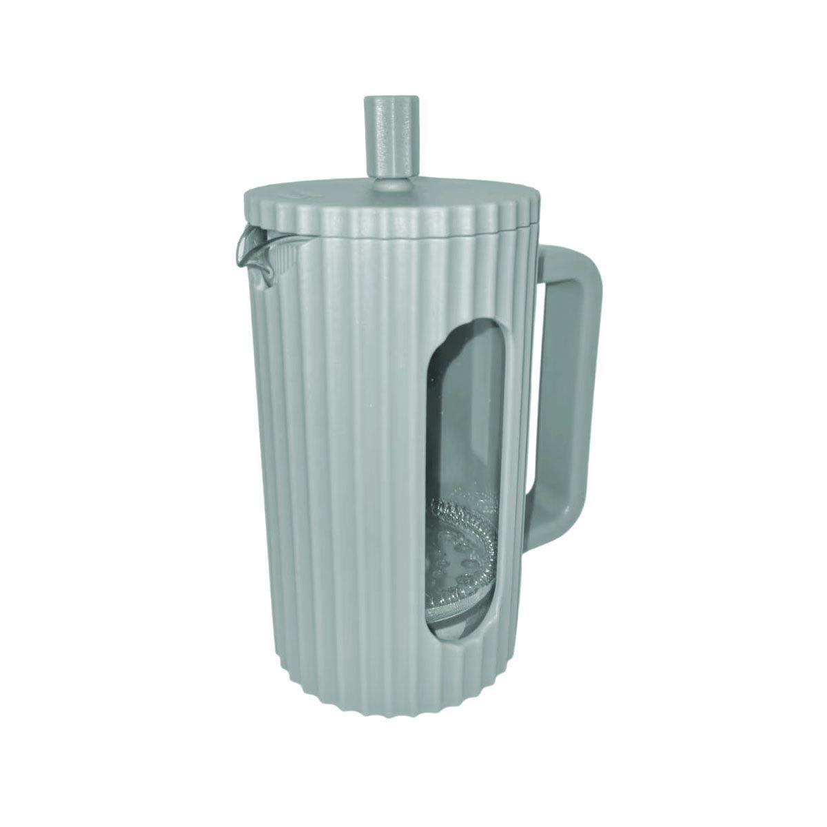 Cafetera Embolo Amalfi Turquesa 600 ml Oroley-3