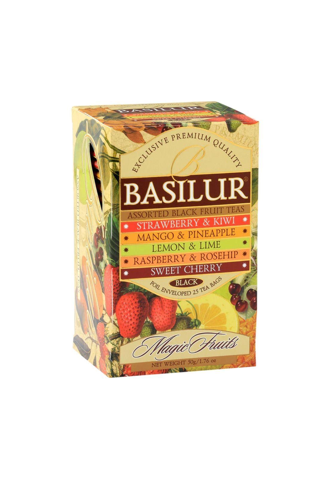 Te Negro Frutal Basilur Magic Fruits Caja 25 bolsas-0