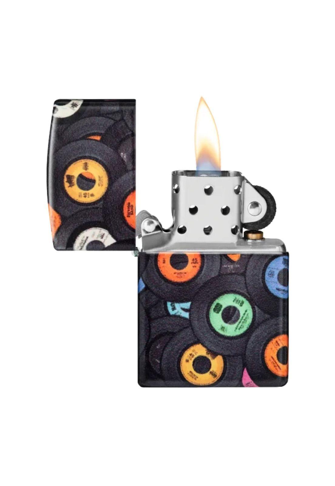 Encendedor Zippo Records Design Negro ZP48770 -1