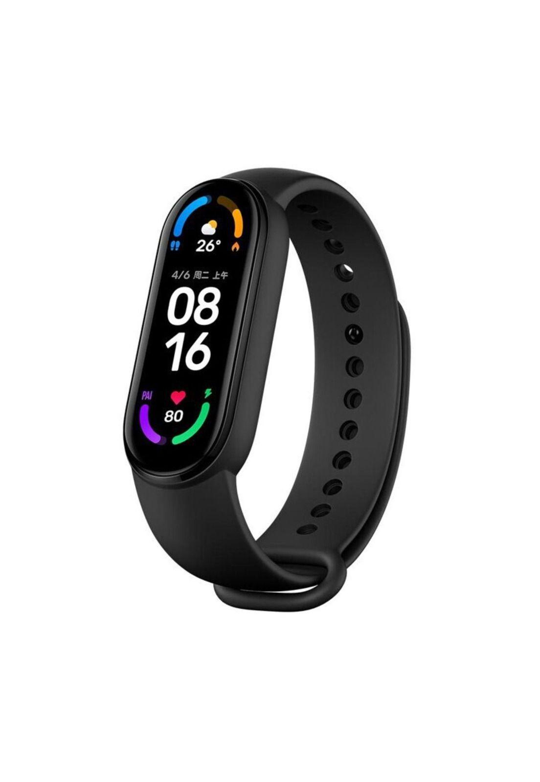 Reloj Smart Band M6 Monitor Cardiaco Deportes Calorias Negro-0