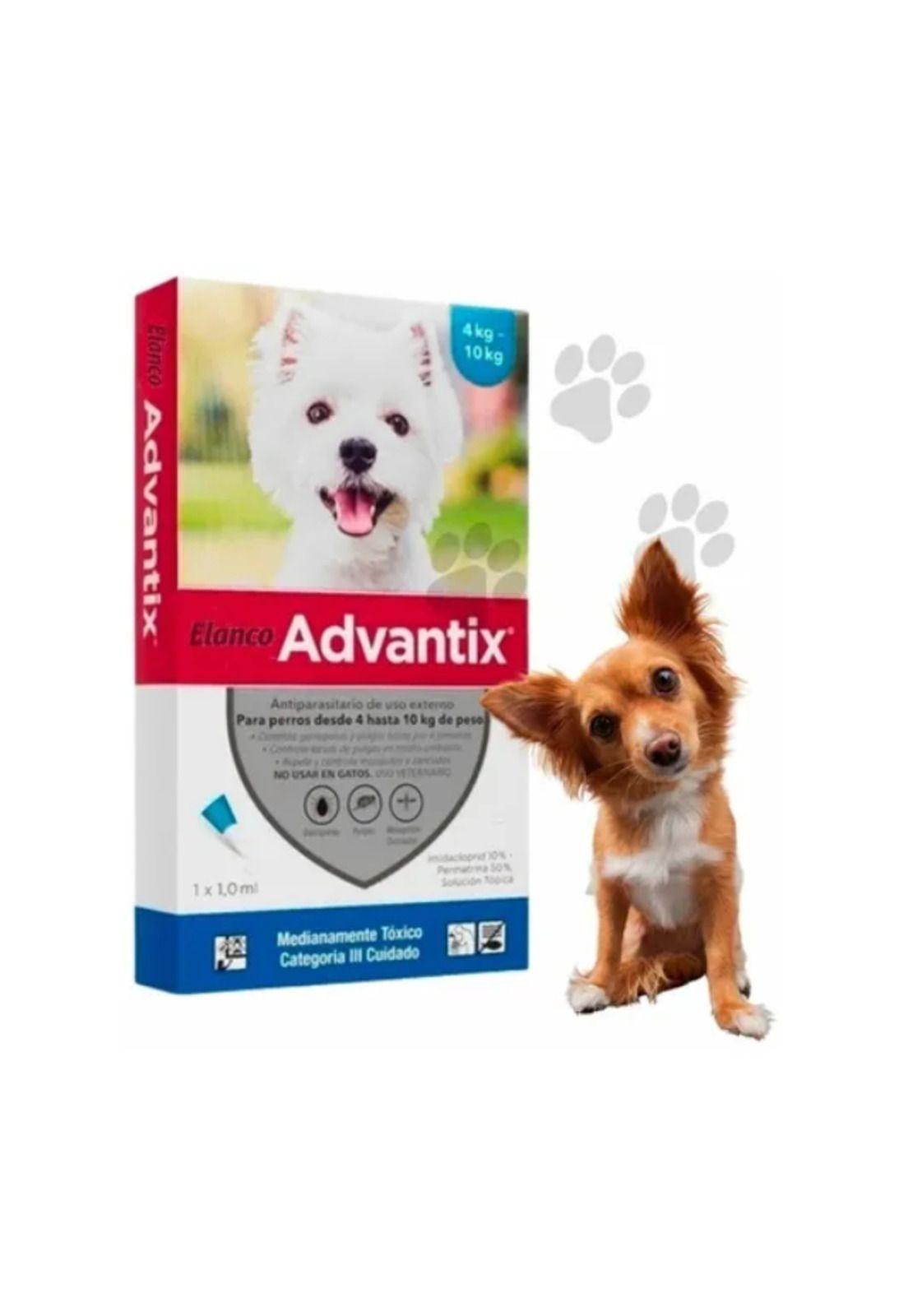 Advantix Pipeta Antipulgas Y Garrapatas Perros 4-10 Kg-1