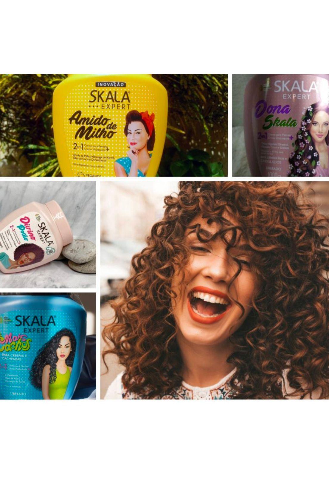 Mascara Capilar Hidratante Mais Crespos 1kg Skala-1