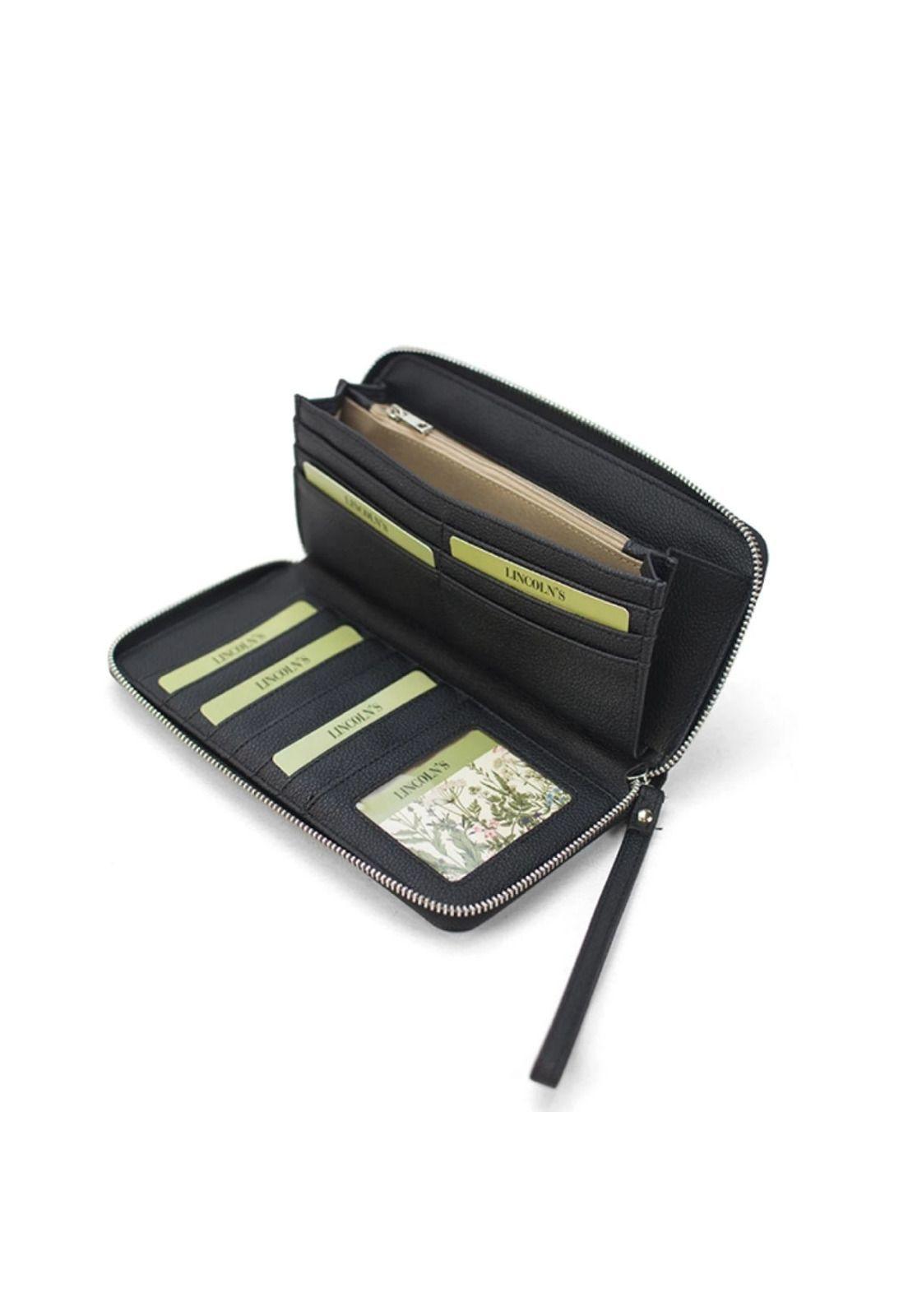 Billetera Mujer Pasionaria Negro Lincoln's-1