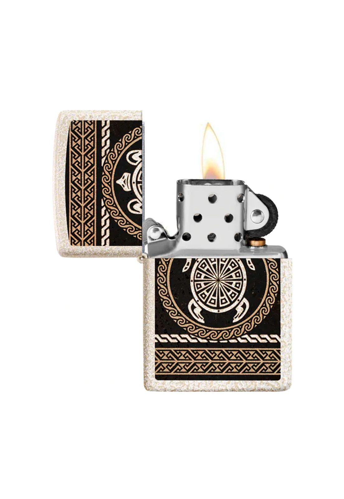 Encendedor Zippo Turtle Design Plateado Zp49665-1