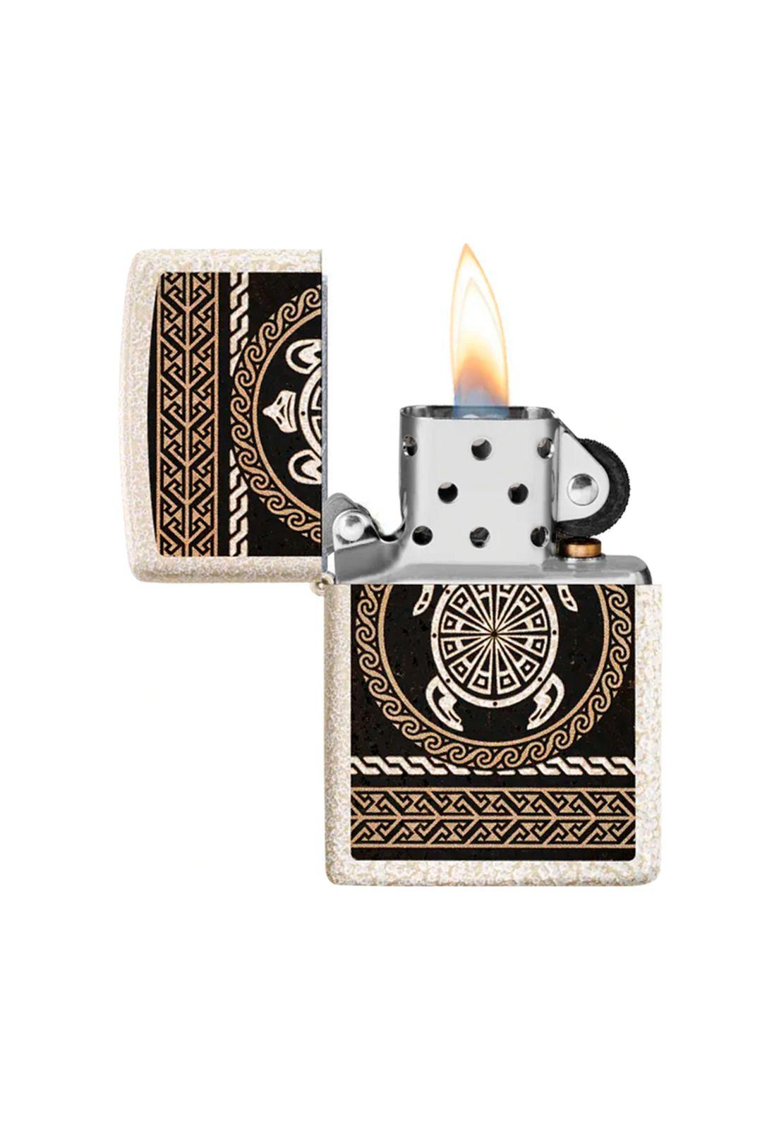 Encendedor Zippo Turtle Design Plateado Zp49665-3