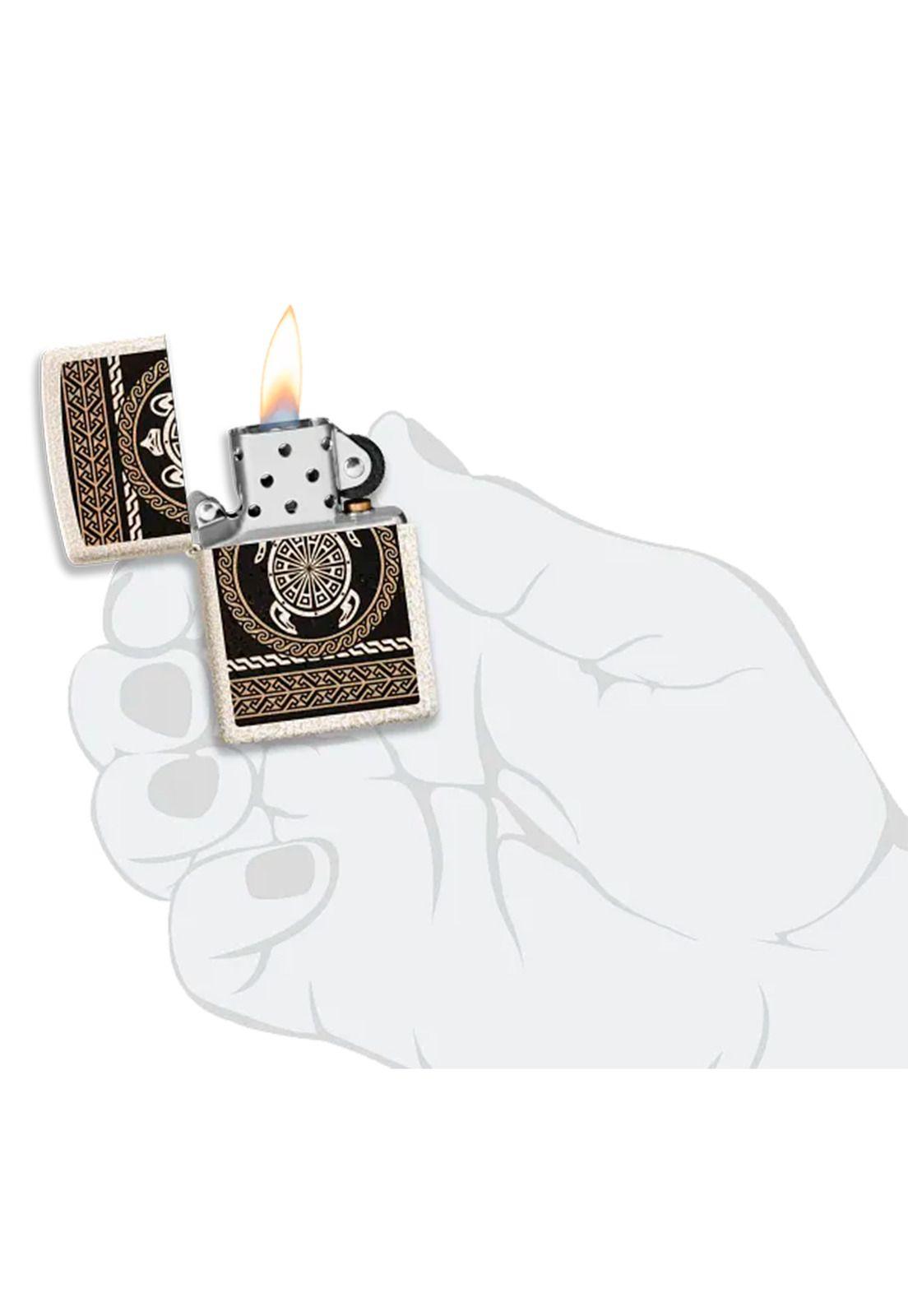 Encendedor Zippo Turtle Design Plateado Zp49665-4
