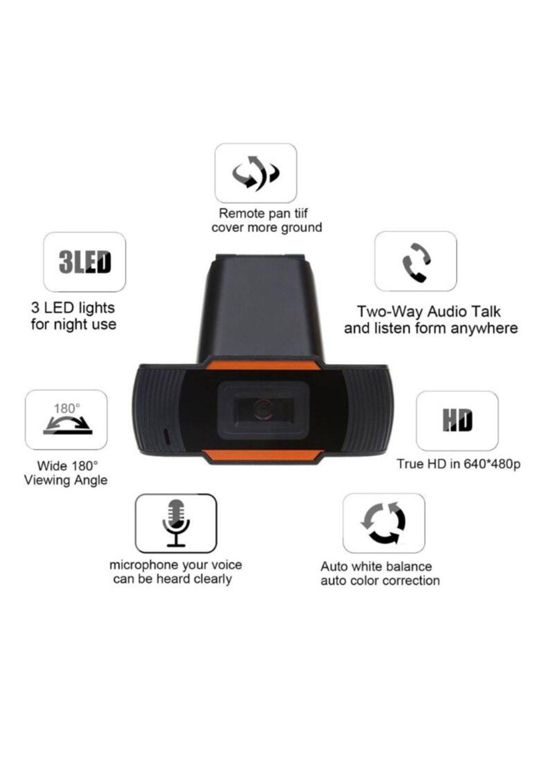 Camara Web Hd 720p Con Micrófono Incorporado-2