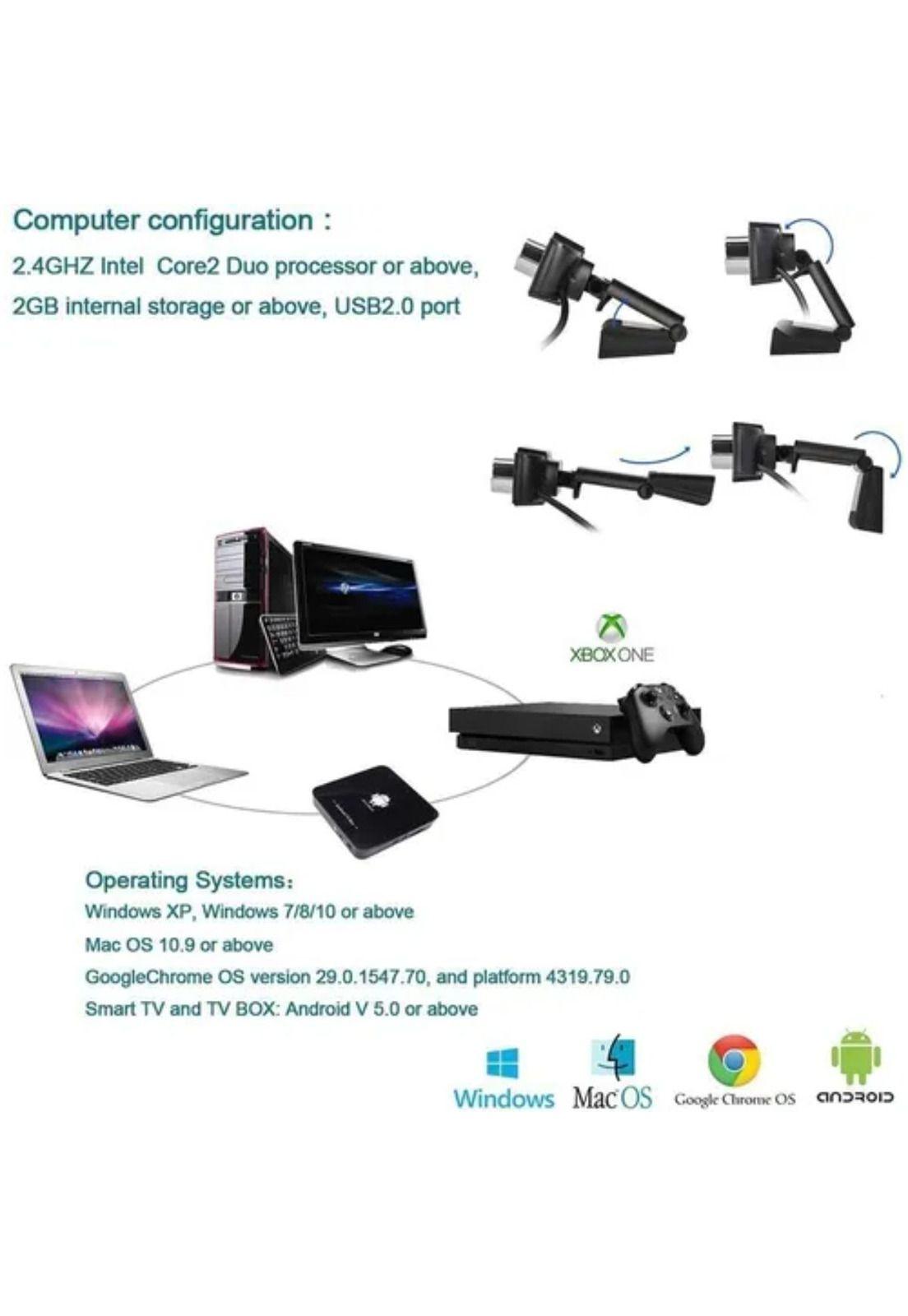 Camara Web Hd 720p Con Micrófono Incorporado-4