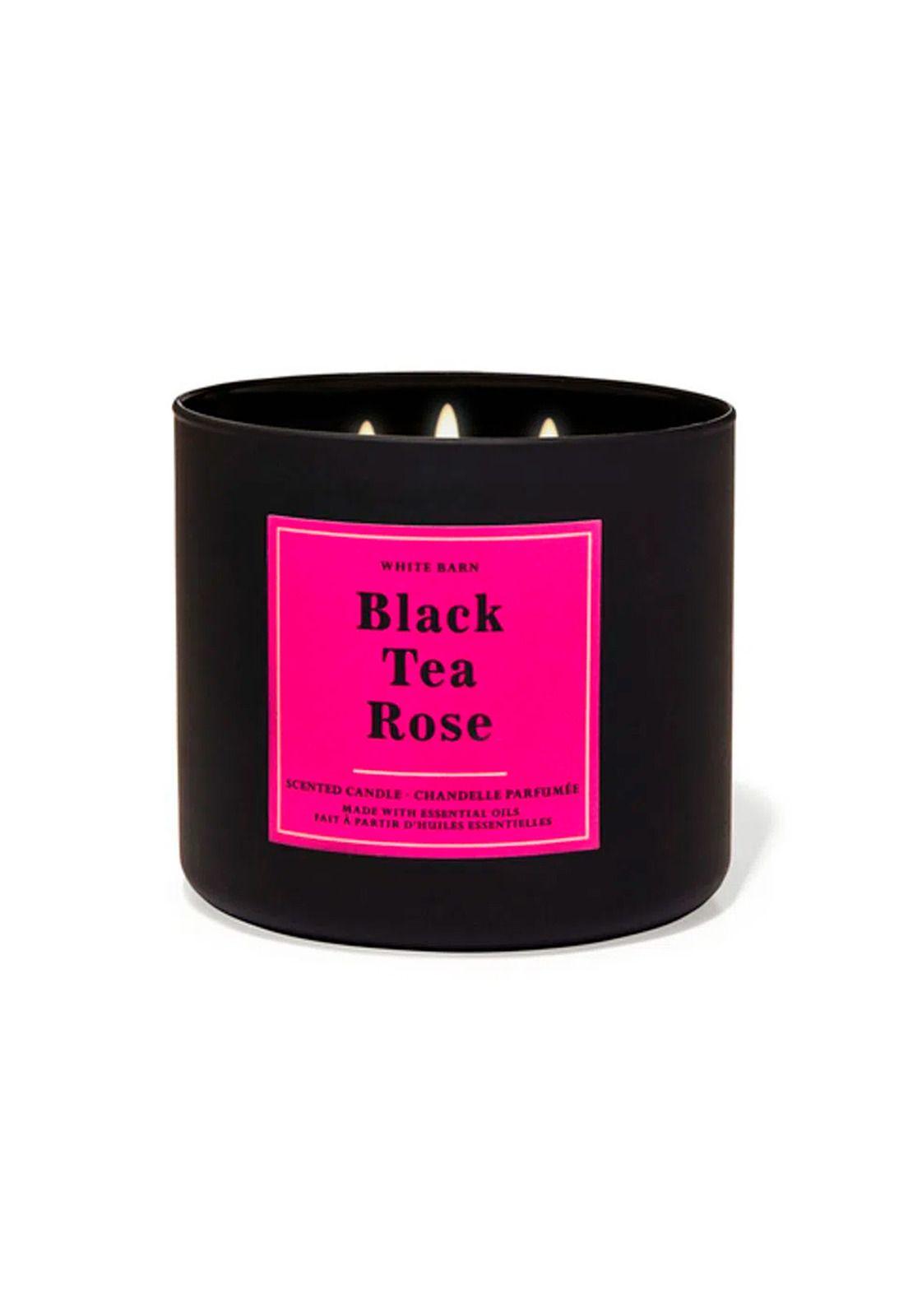 Vela Aromatica 3 mechas Black Tea Rose Bath and Body  -0