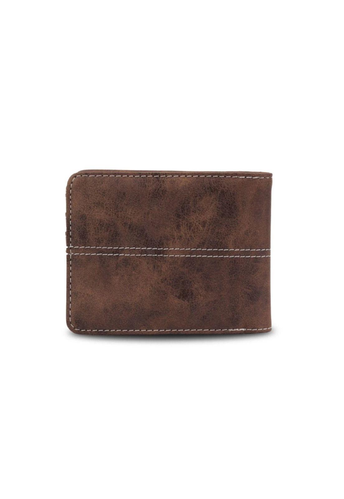 Billetera Hombre Odin con Bordado Café Lincoln's-2