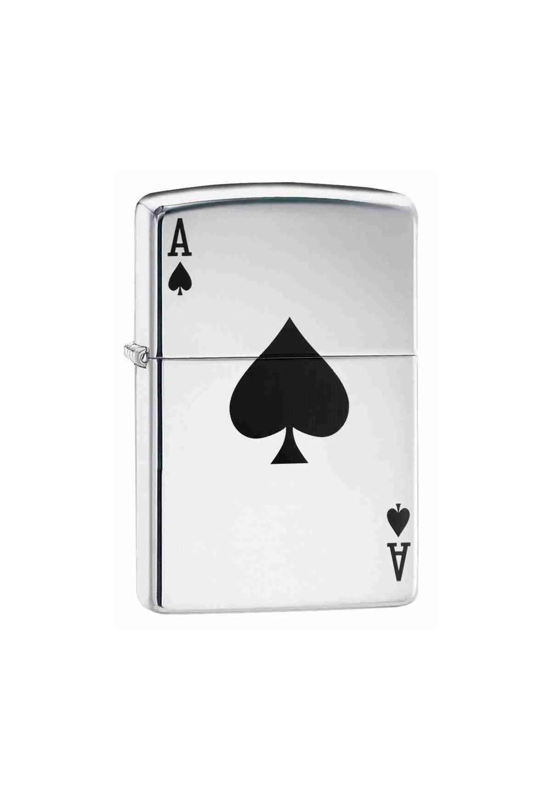 Encendedor Zippo Lucky Ace Design Plateado ZP24011-2