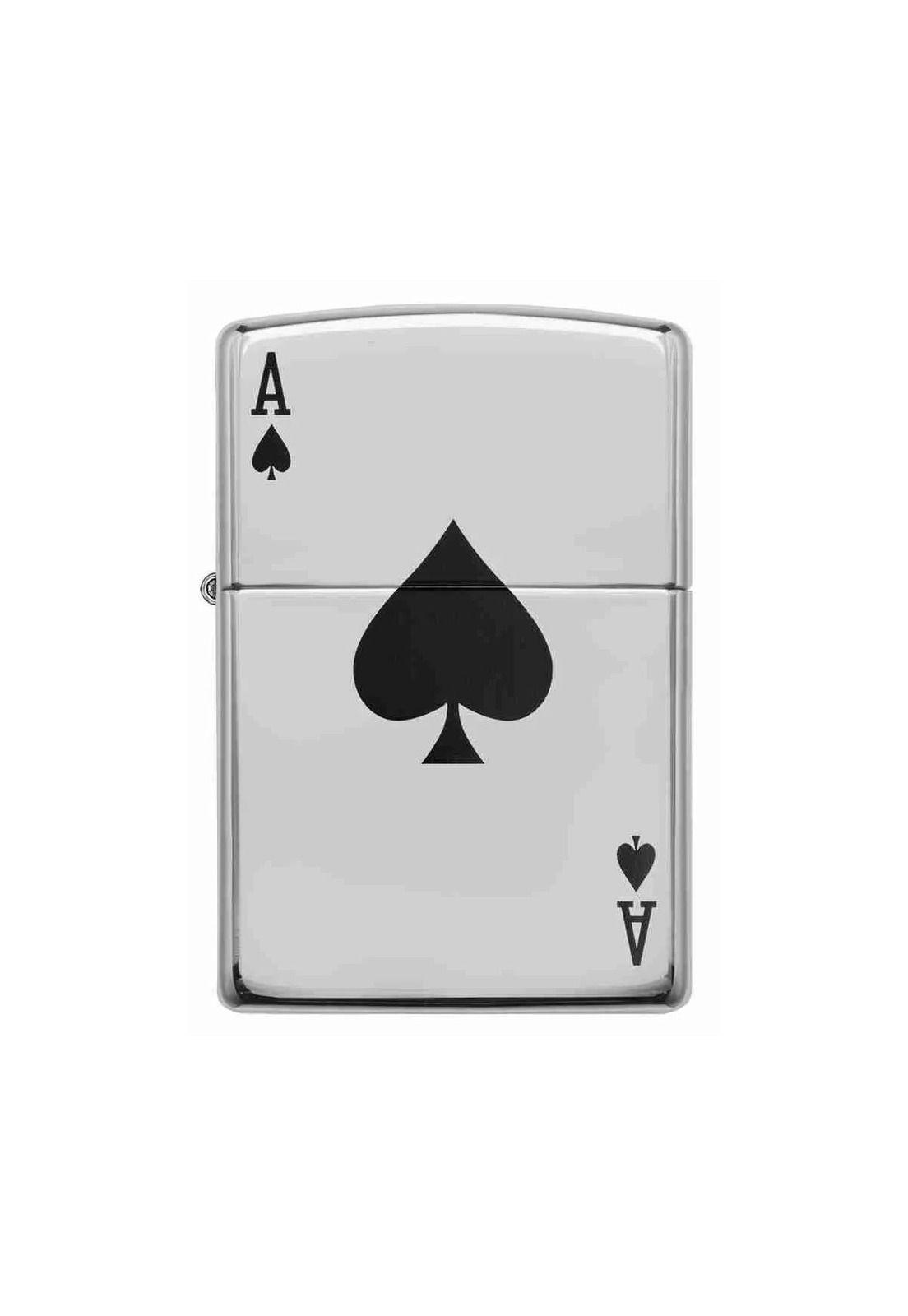 Encendedor Zippo Lucky Ace Design Plateado ZP24011-0
