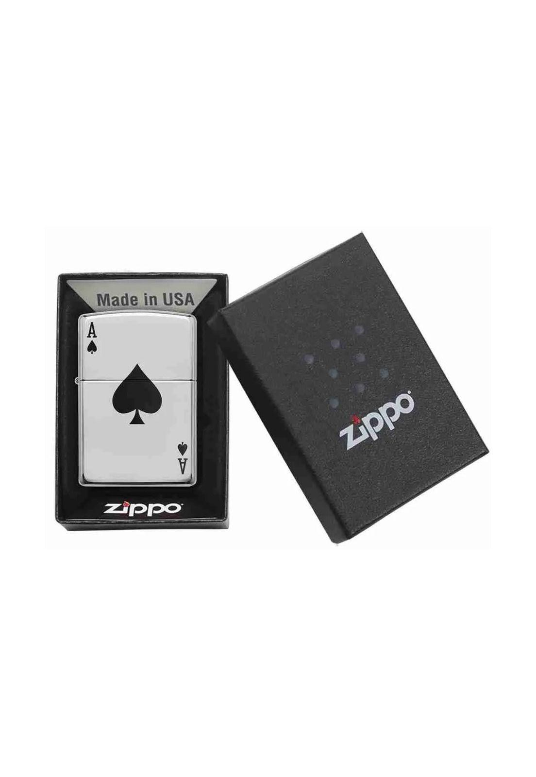 Encendedor Zippo Lucky Ace Design Plateado ZP24011-4