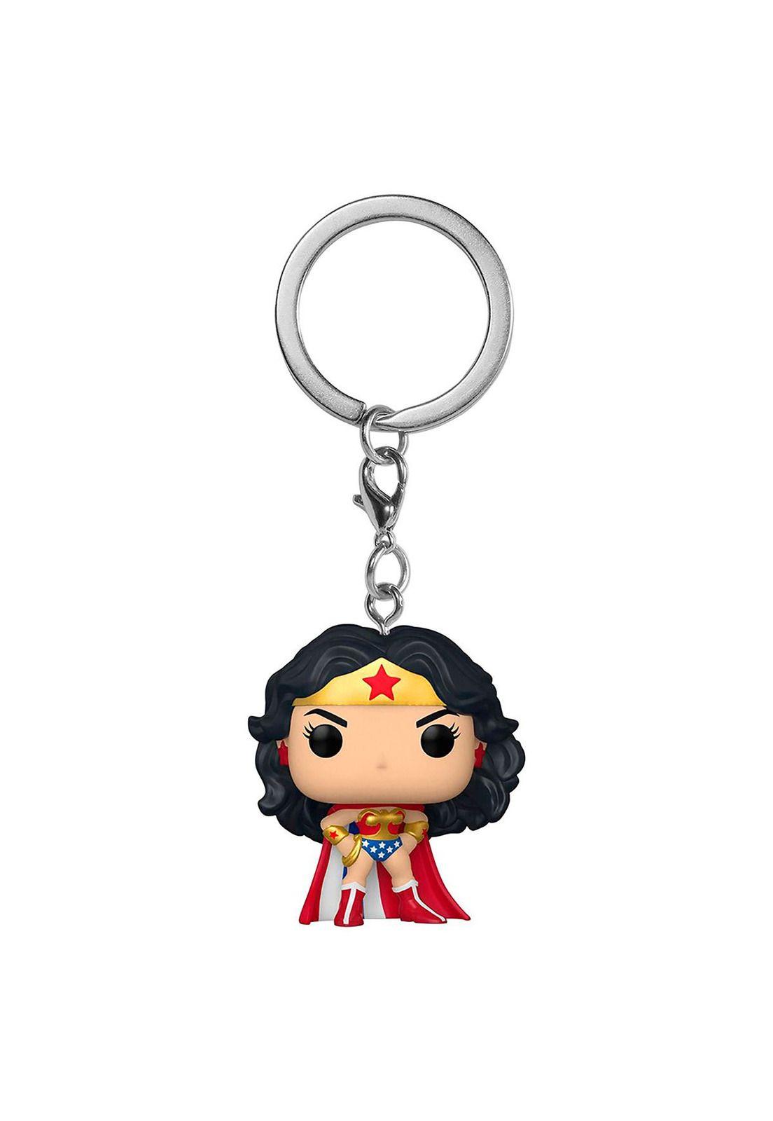 Funko Pop Pocket Keychain Dc Wonder Woman Classic W/ Cape 80-1
