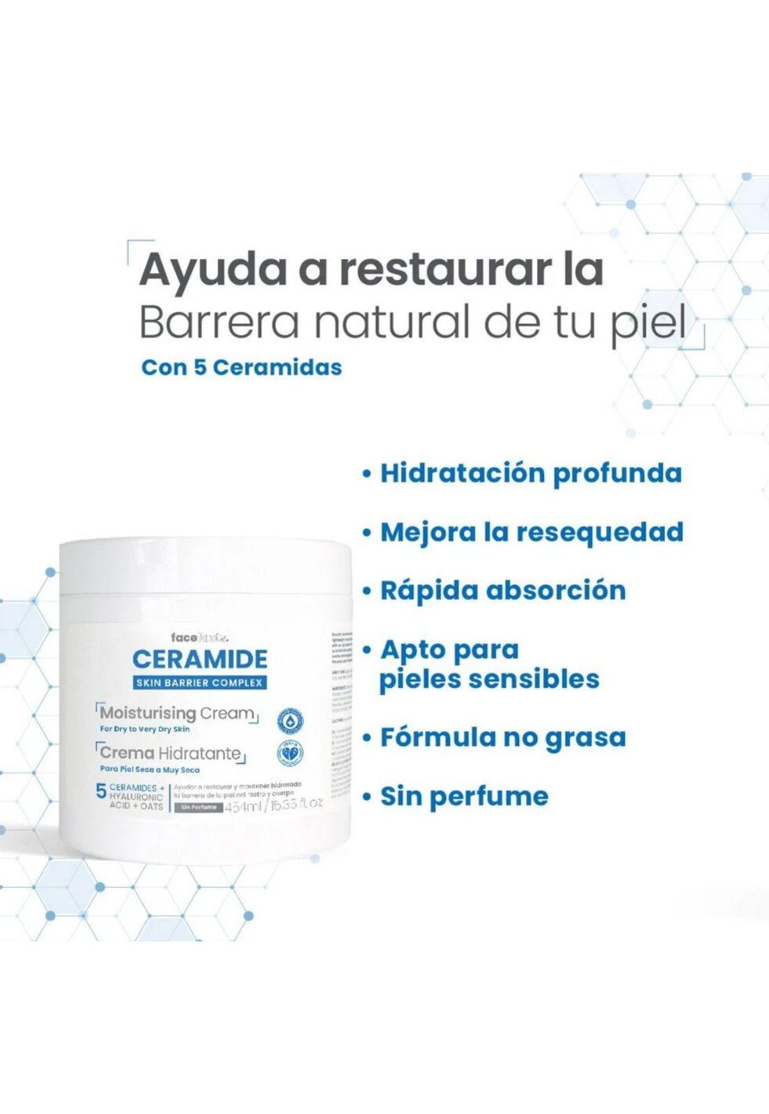 Crema Hidratante Para Piel Seca a Muy Seca 454ml Ceramide-1