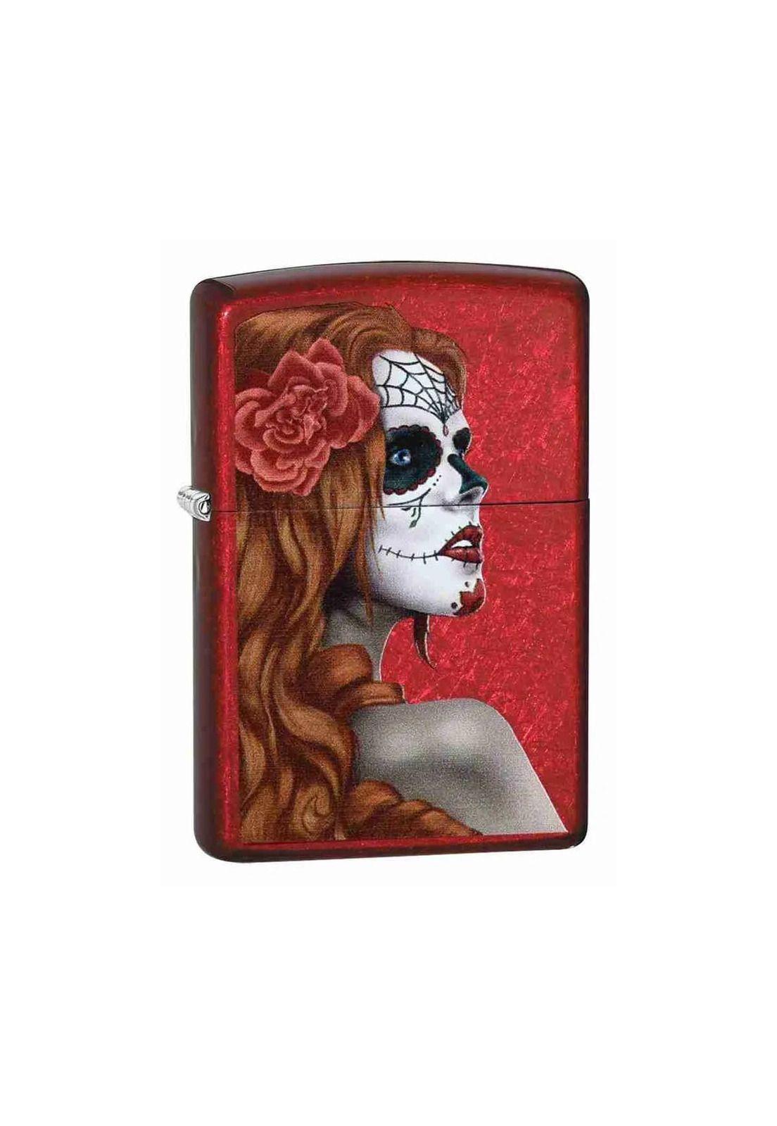 Encendedor Zippo Day Of Dead Girl Rojo ZP28830-2