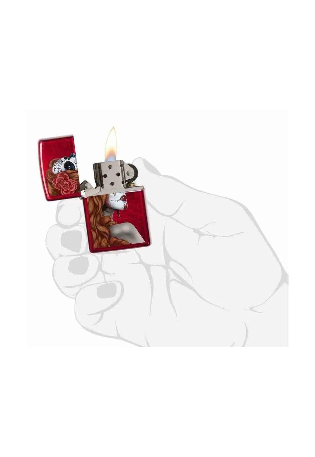 Encendedor Zippo Day Of Dead Girl Rojo ZP28830-3