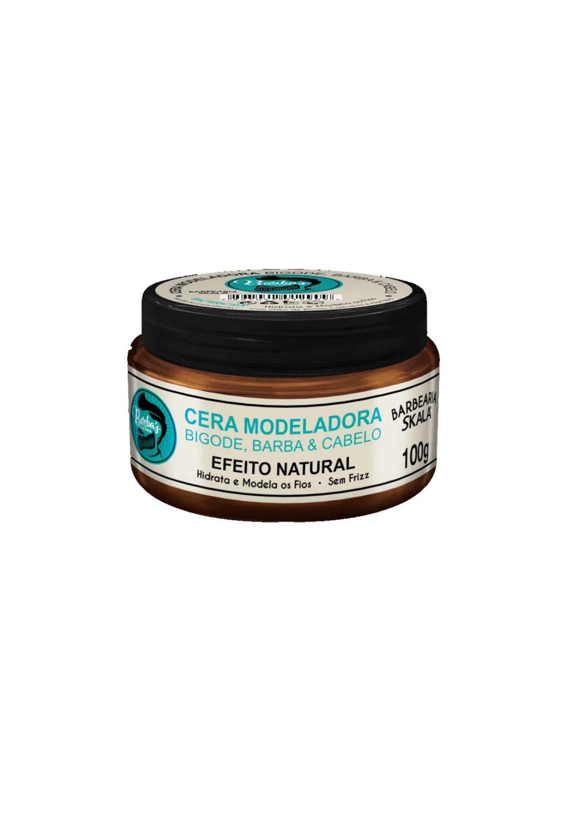 Cera Modeladora para Barba Bigote y Cabello 100g Skala-0