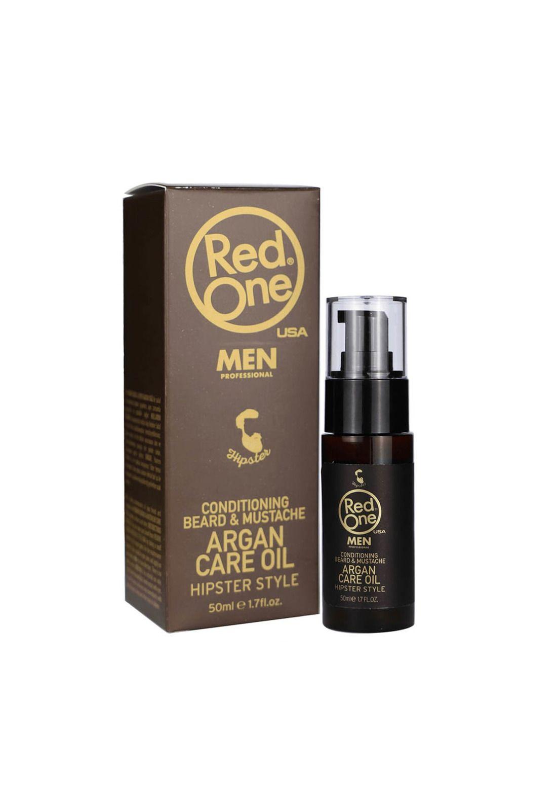 Aceite Para Barba Red One Argan Care Oil 50 Ml-0