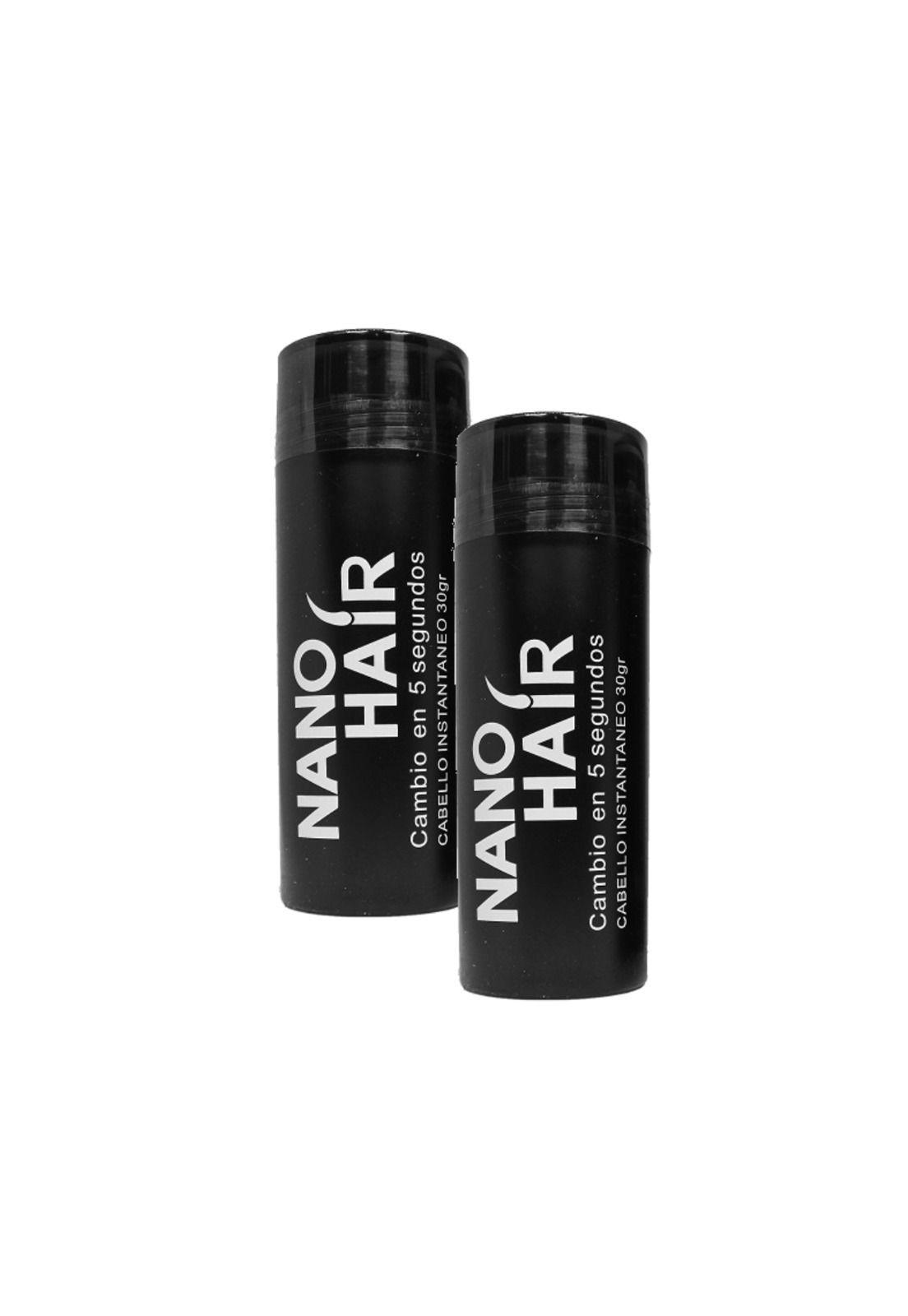 Nano Hair Castaño Medio 2 frascos de 30 grs-0