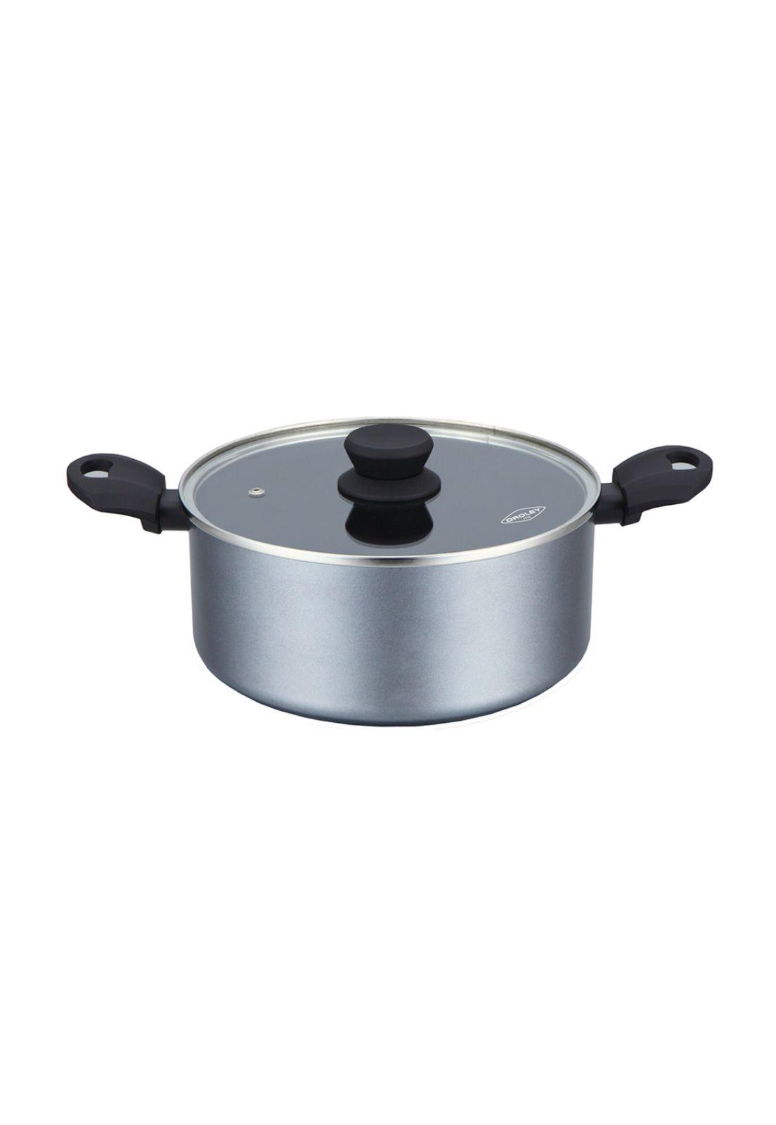 Cacerola con Tapa Eco-silver 28 cm Oroley-0