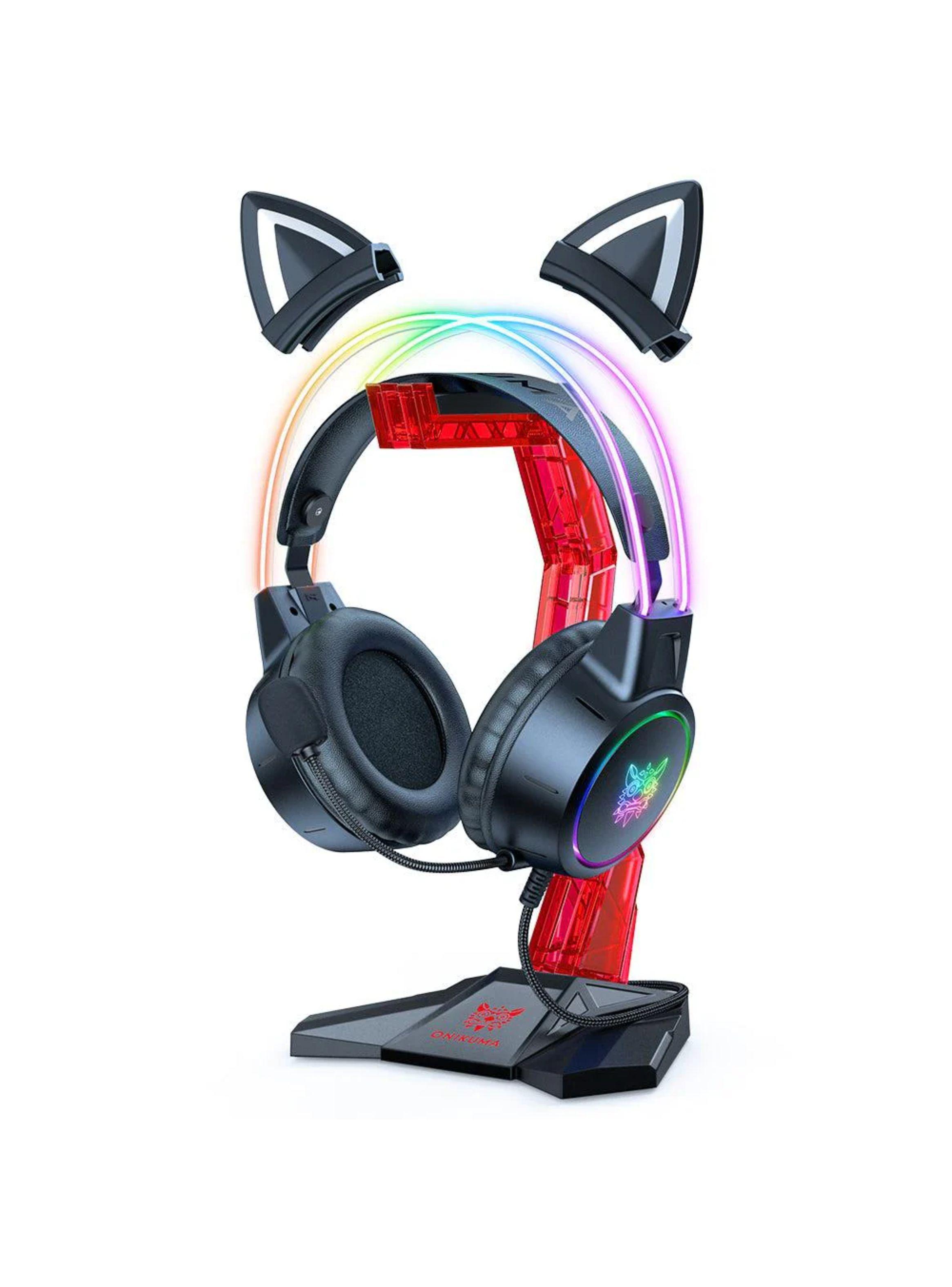 Soporte Stand Para Audifono Gamer Onikuma Color Rojo-2