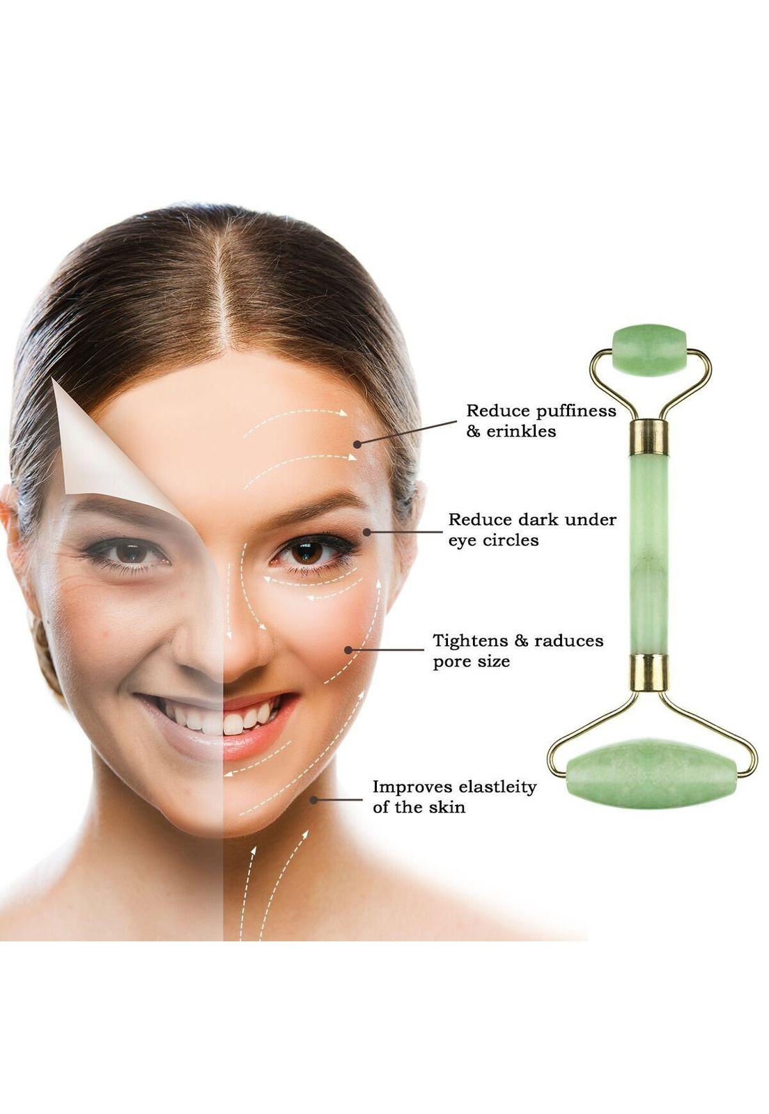 Rodillo Masajeador Roller Jade Facial Roller Piedra Jade-4
