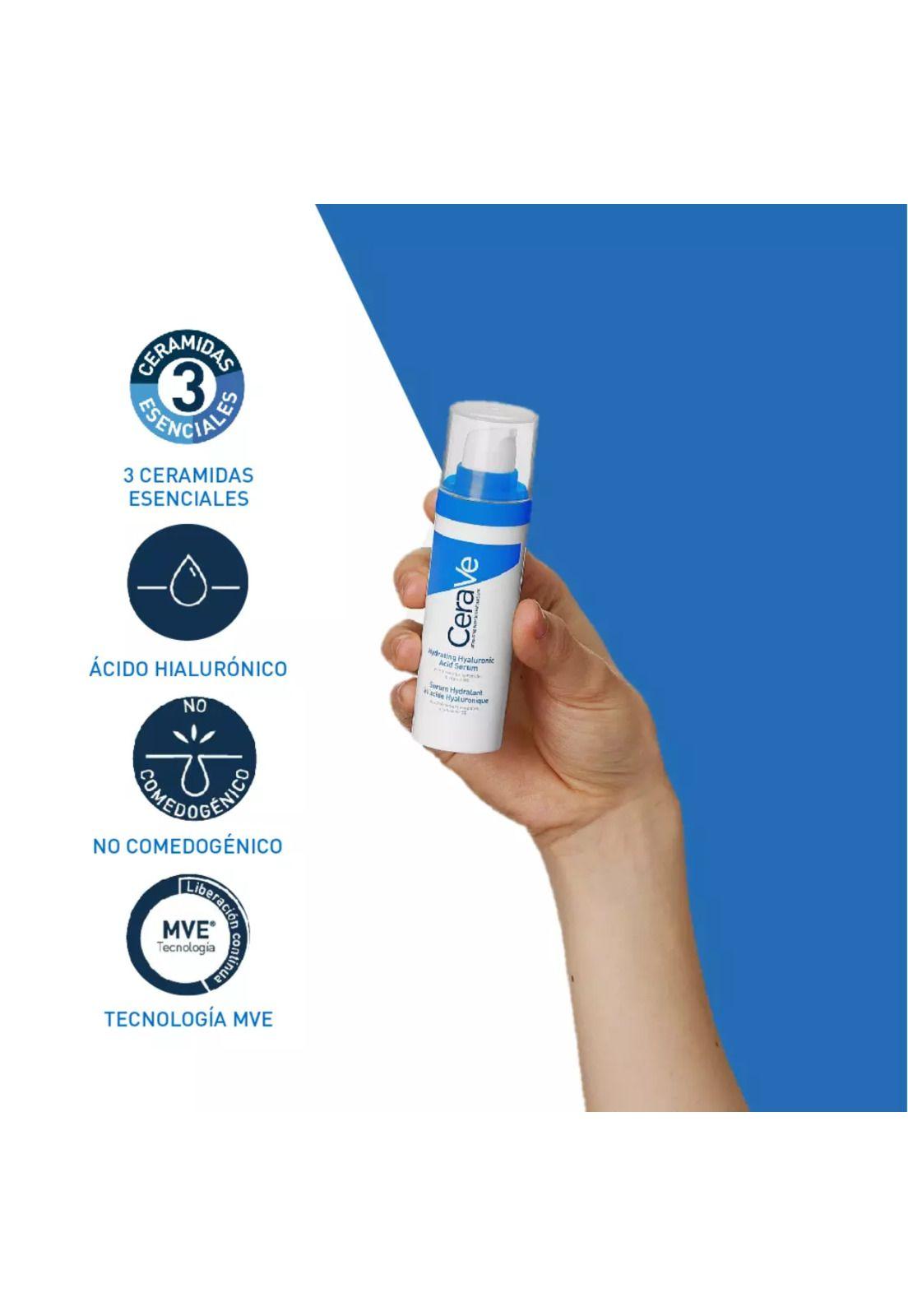 Serum Hidratante Acido Hialuronico 30ml Cerave-3