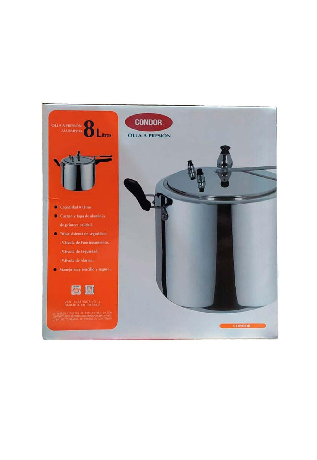 Olla A Presion de Aluminio 8 Litros Condor-2