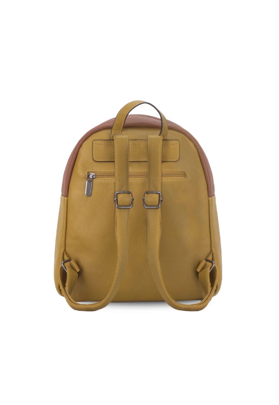 Mochila Doha Hueso Pistacho y Café Lincoln's-2