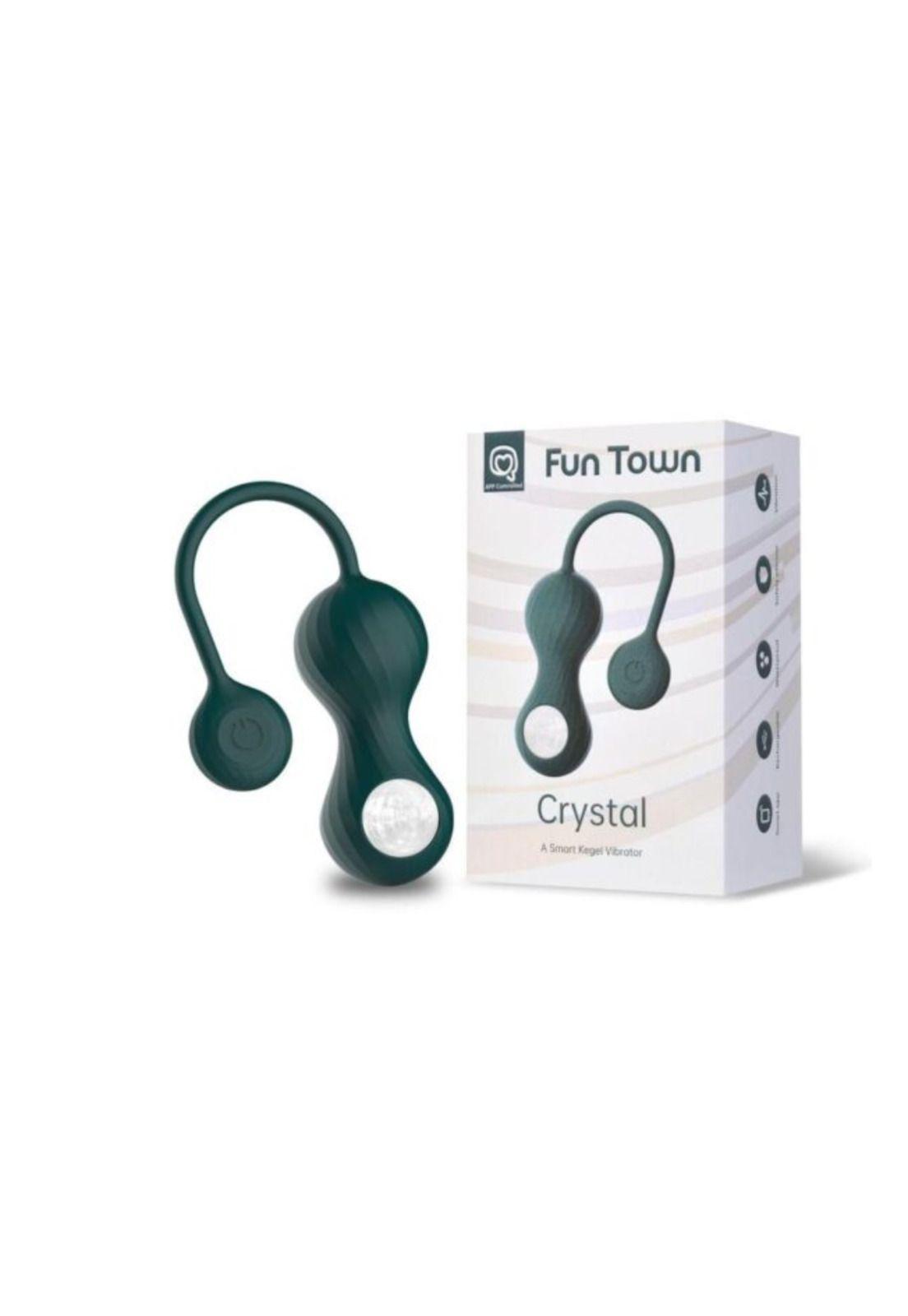 Bolas Chinas Kegel Fun Town Crystal Duo Contraladas por App-0