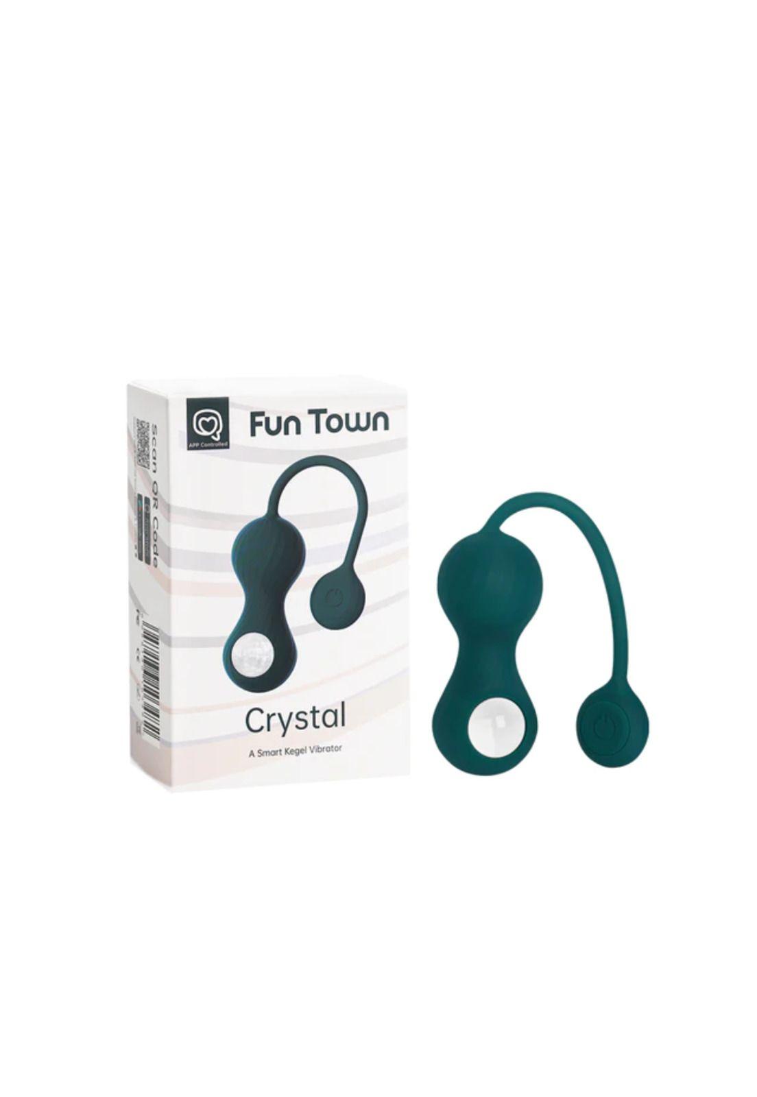 Bolas Chinas Kegel Fun Town Crystal Duo Contraladas por App-2