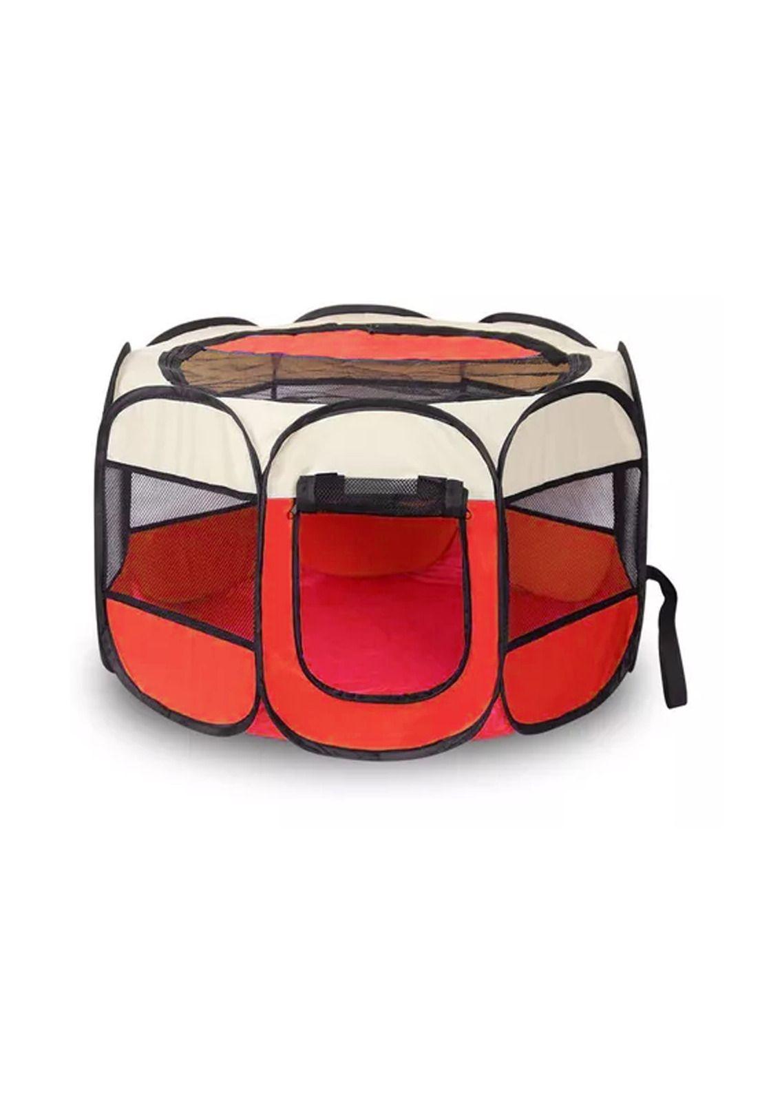 Corral para Mascota Perro Gato Roedores Talla L Rojo-0