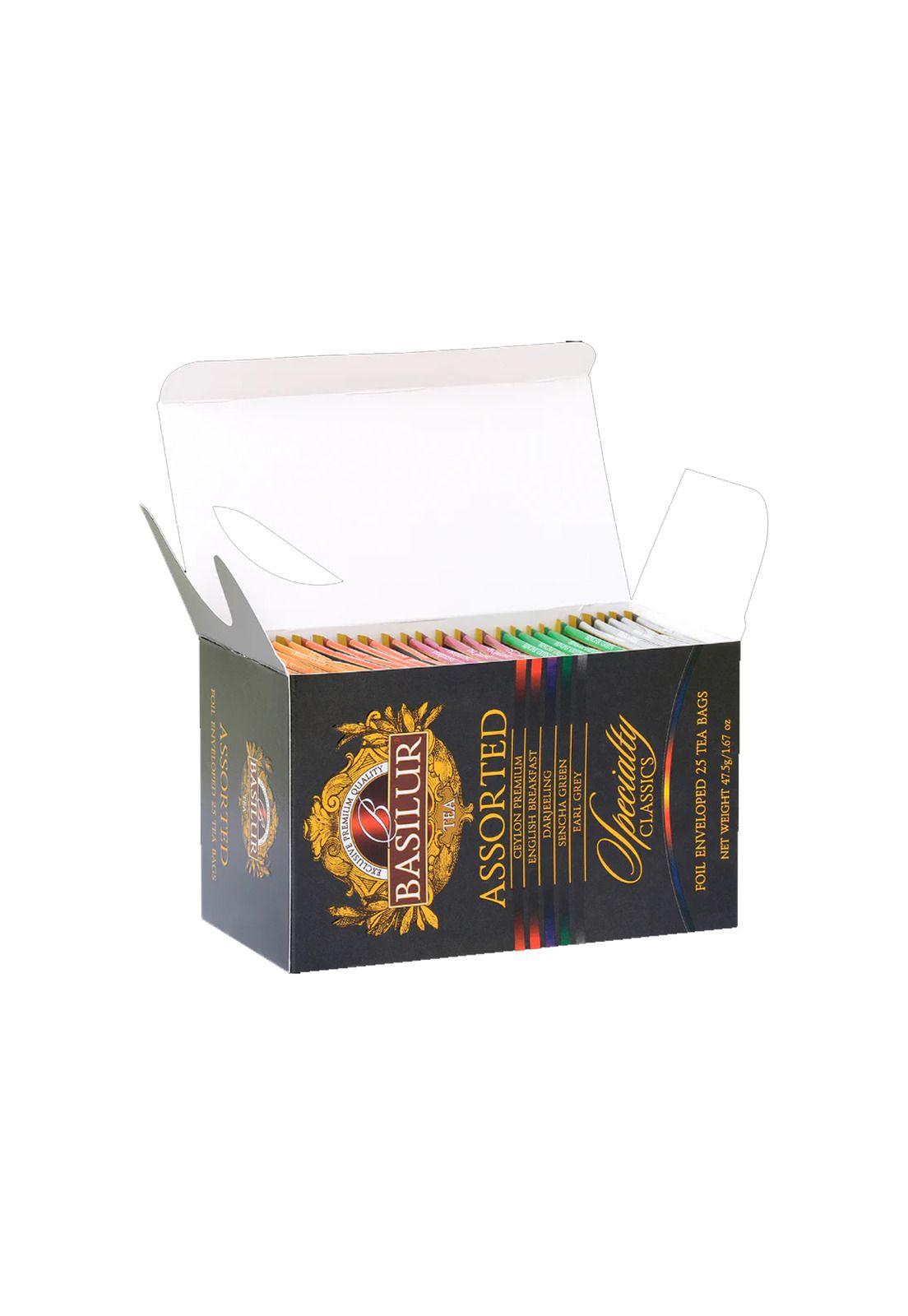 Te Negro Verde Basilur Specialty Classics Caja 25 Bolsas-1