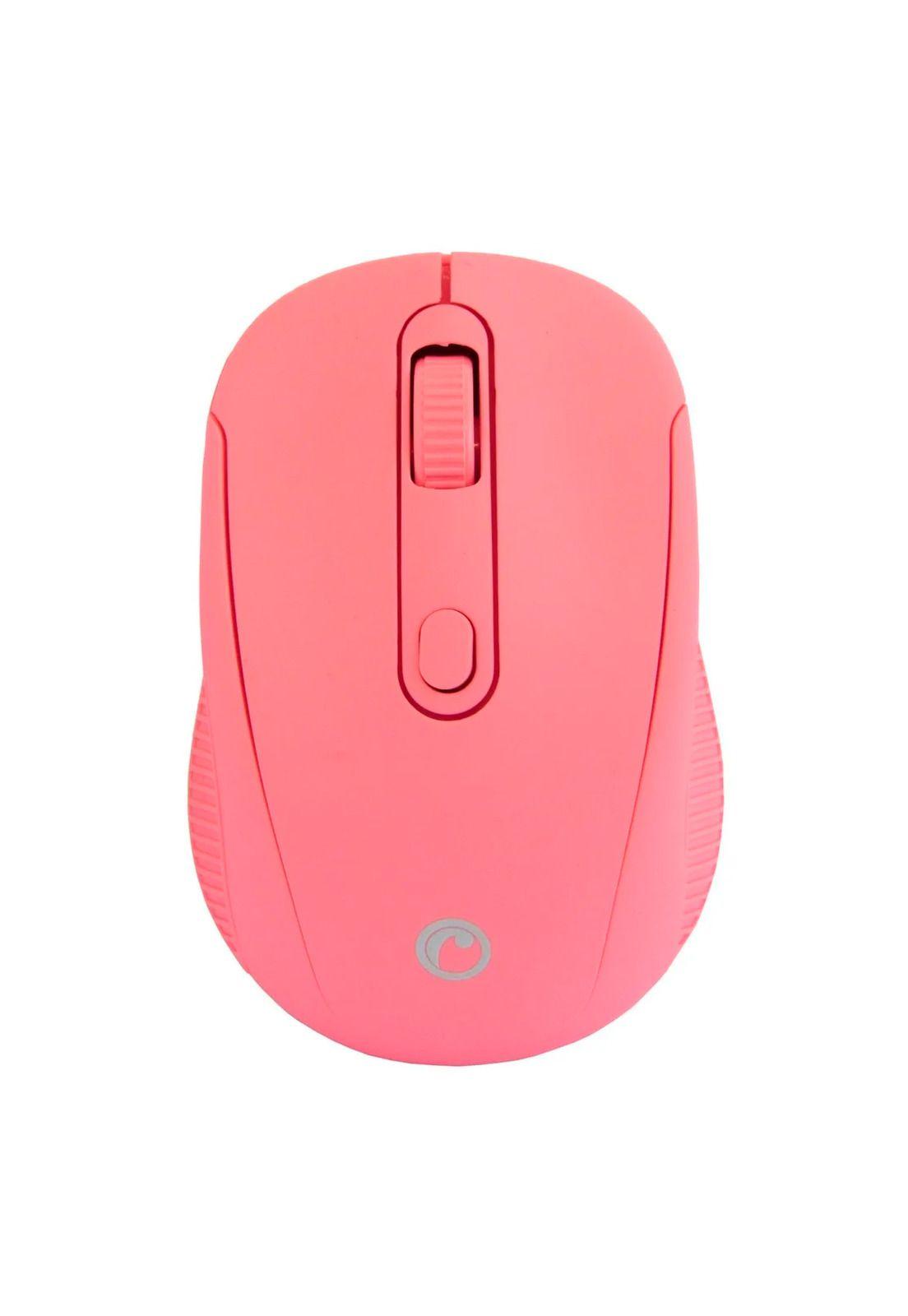 Mouse Optico Inalámbrico Rosa Fiddler Fd-223-0