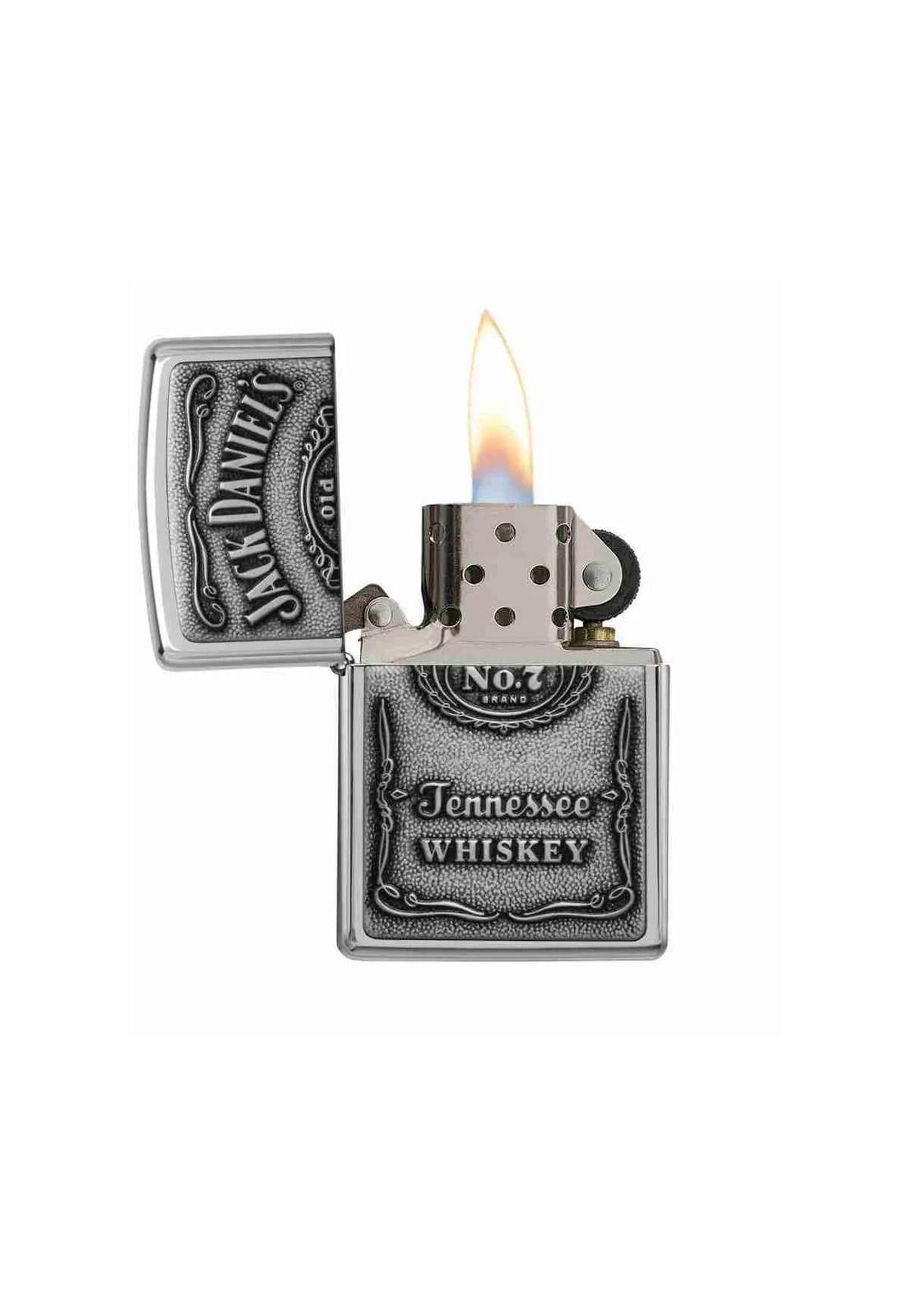 Encendedor Zippo Jack Daniel's Design Plateado Zp250jd.427-1