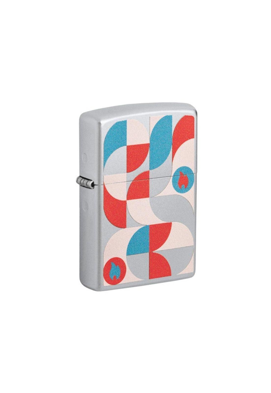 Encendedor Zippo Geometric Design Plateado ZP48712-2