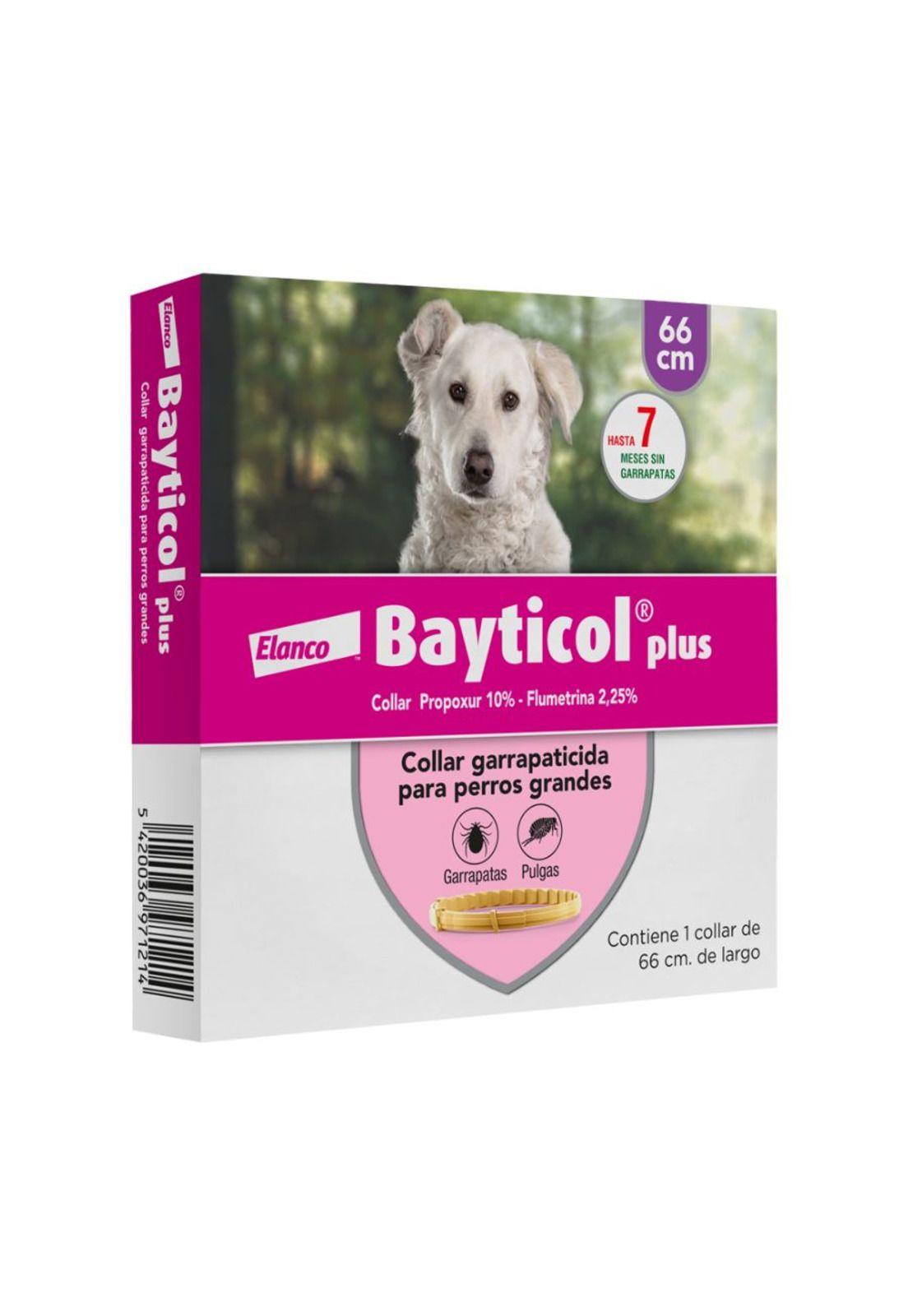 Collar Antipulgas Antigarrapatas Bayticol Plus 66 cm-0
