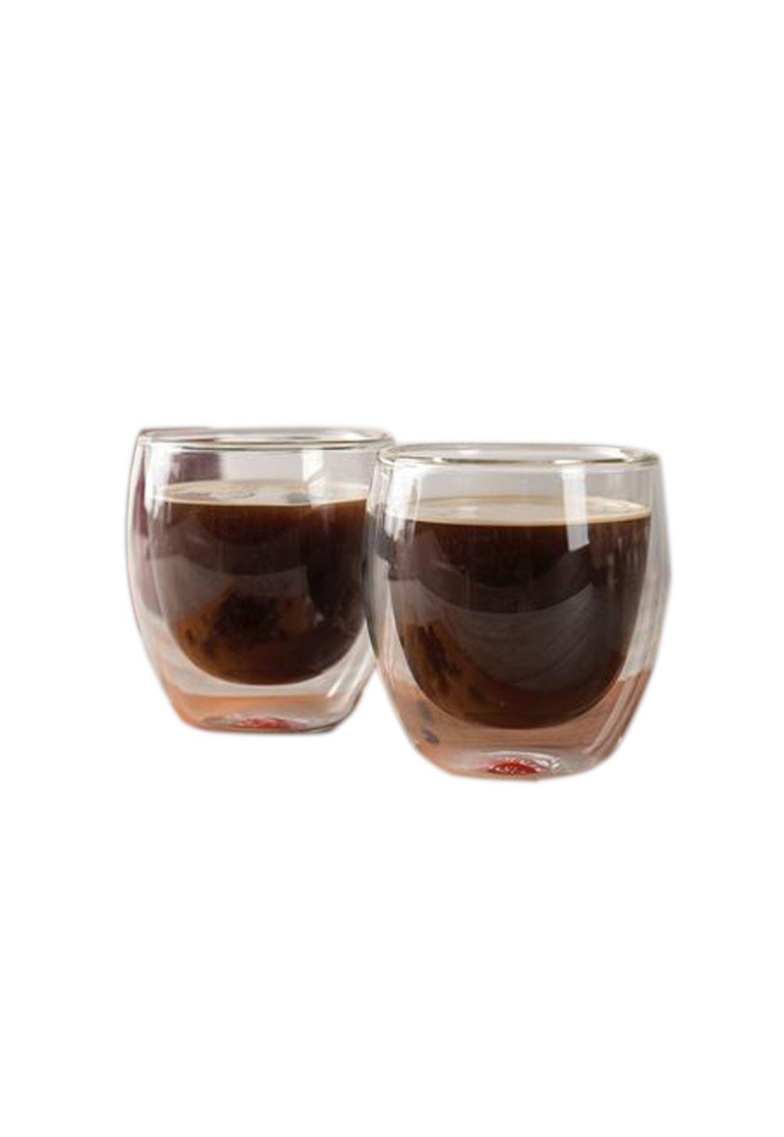 Set 2 Vasos para Te o Cafe Doble Pared Palermo 200 ml Oroley-0