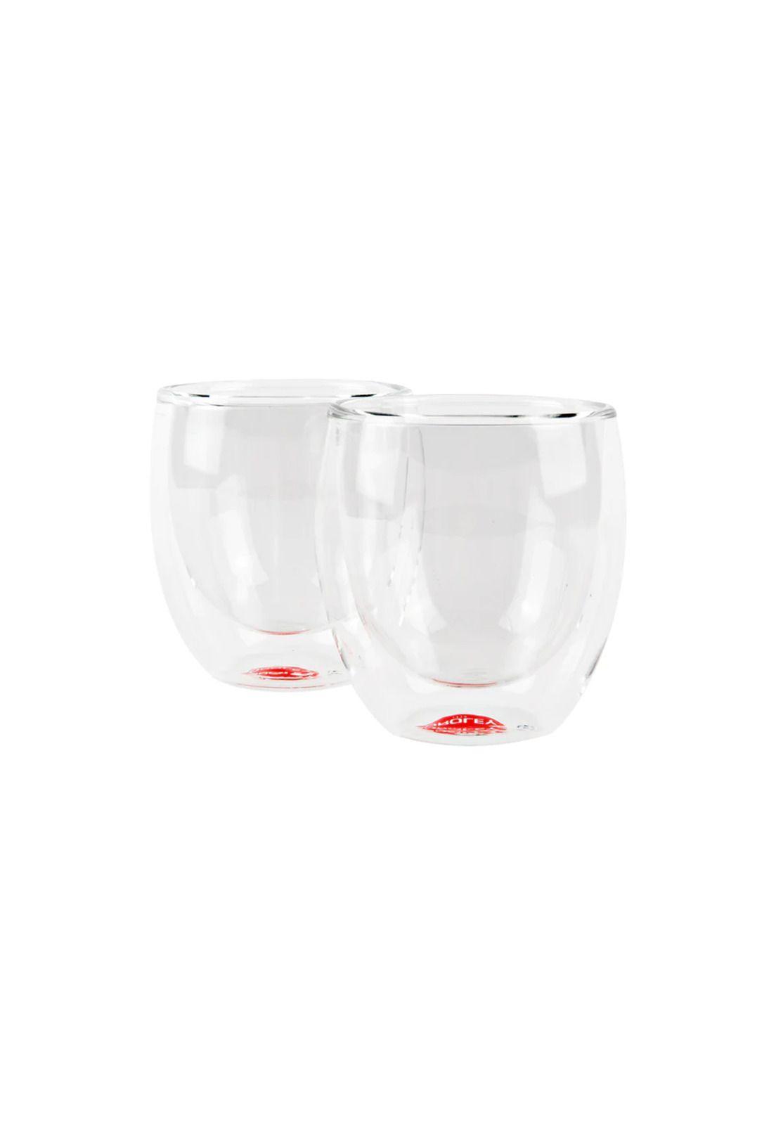 Set 2 Vasos para Te o Cafe Doble Pared Palermo 200 ml Oroley-1