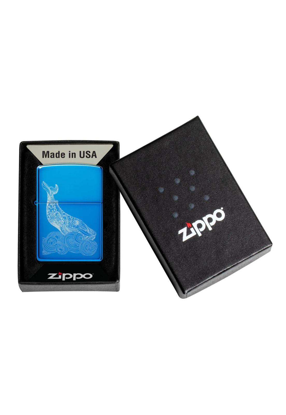Encendedor Zippo Whale Design Azul ZP20446.MP403922-4