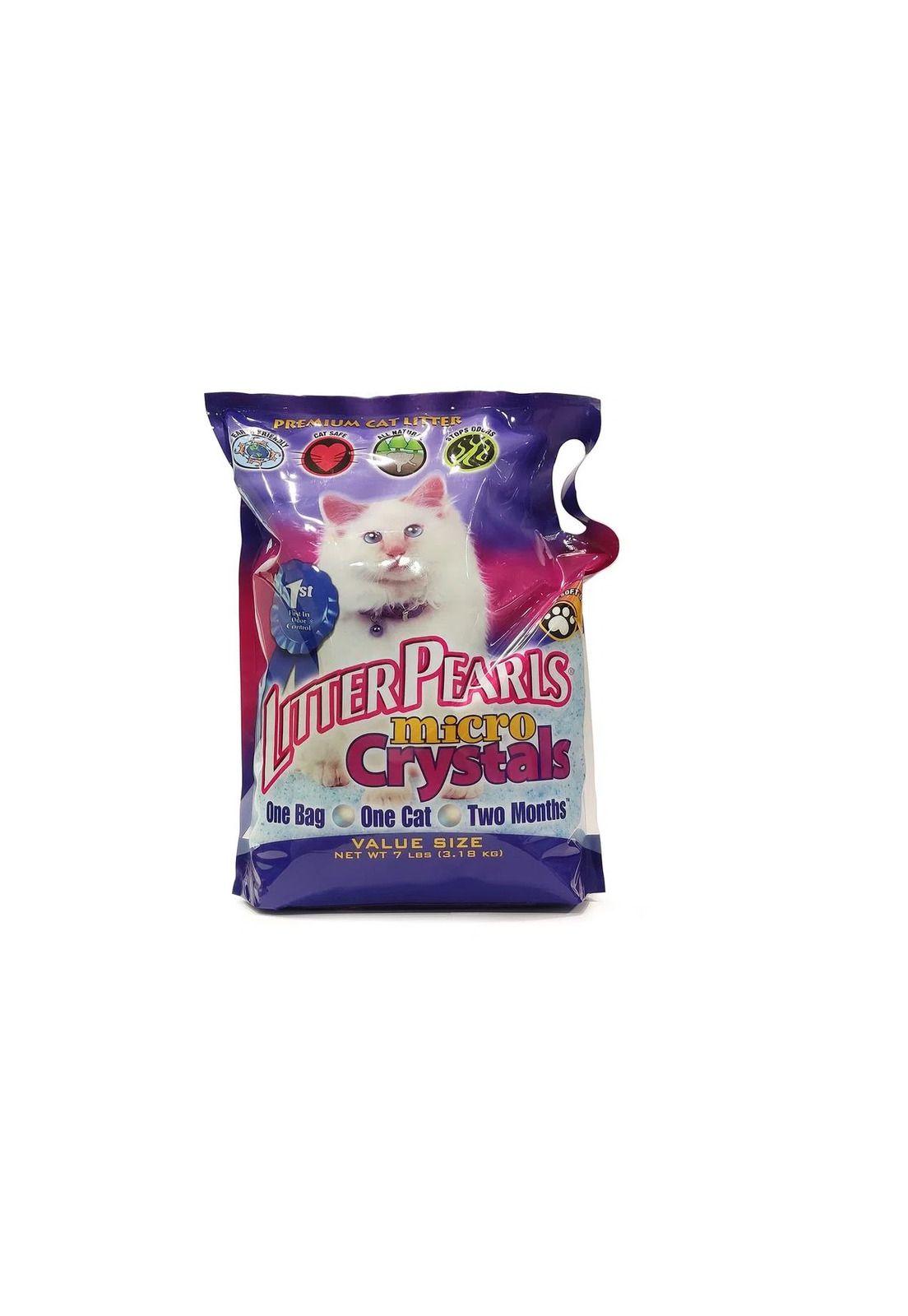 Arena Sanitaria Gatos Litter Pearls MicroCrystals 3,18 kg-0