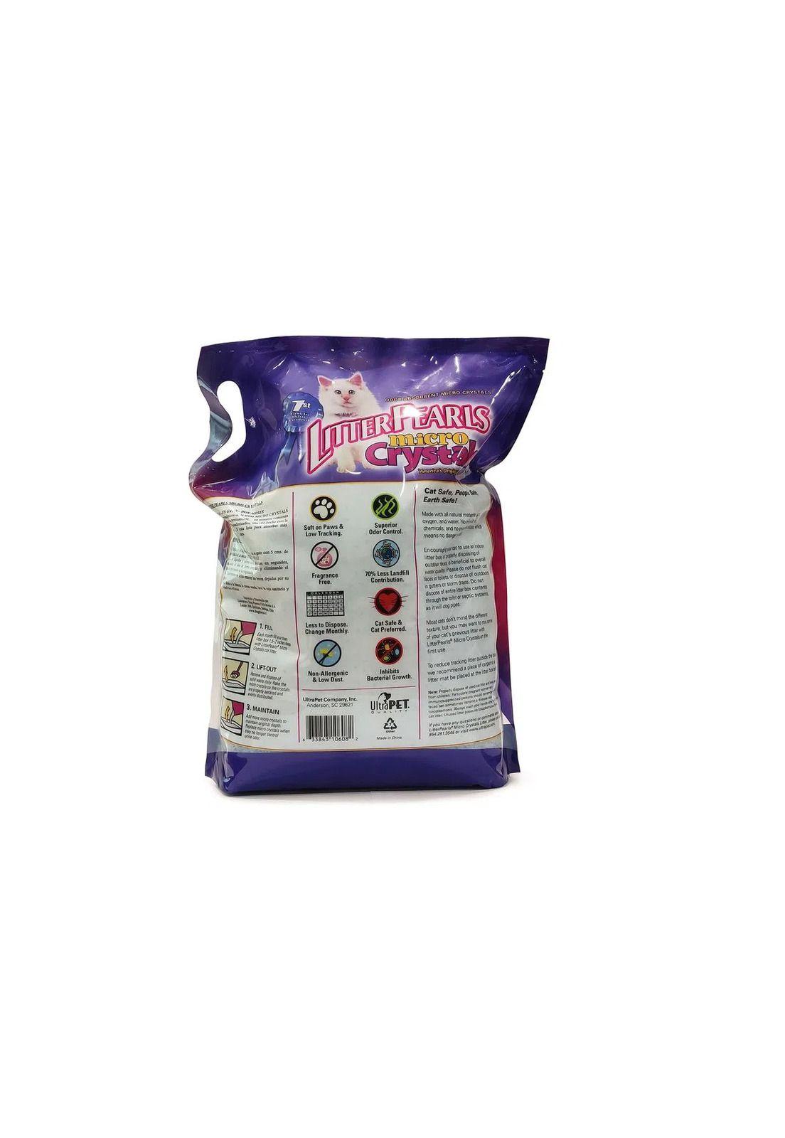 Arena Sanitaria Gatos Litter Pearls MicroCrystals 3,18 kg-1